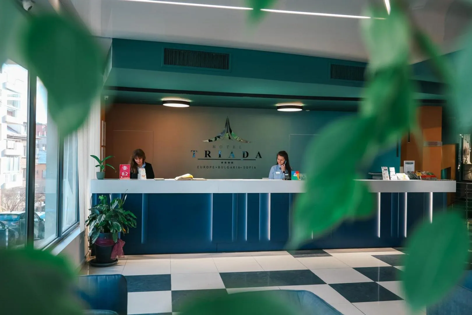 Lobby or reception in Triada Hotel