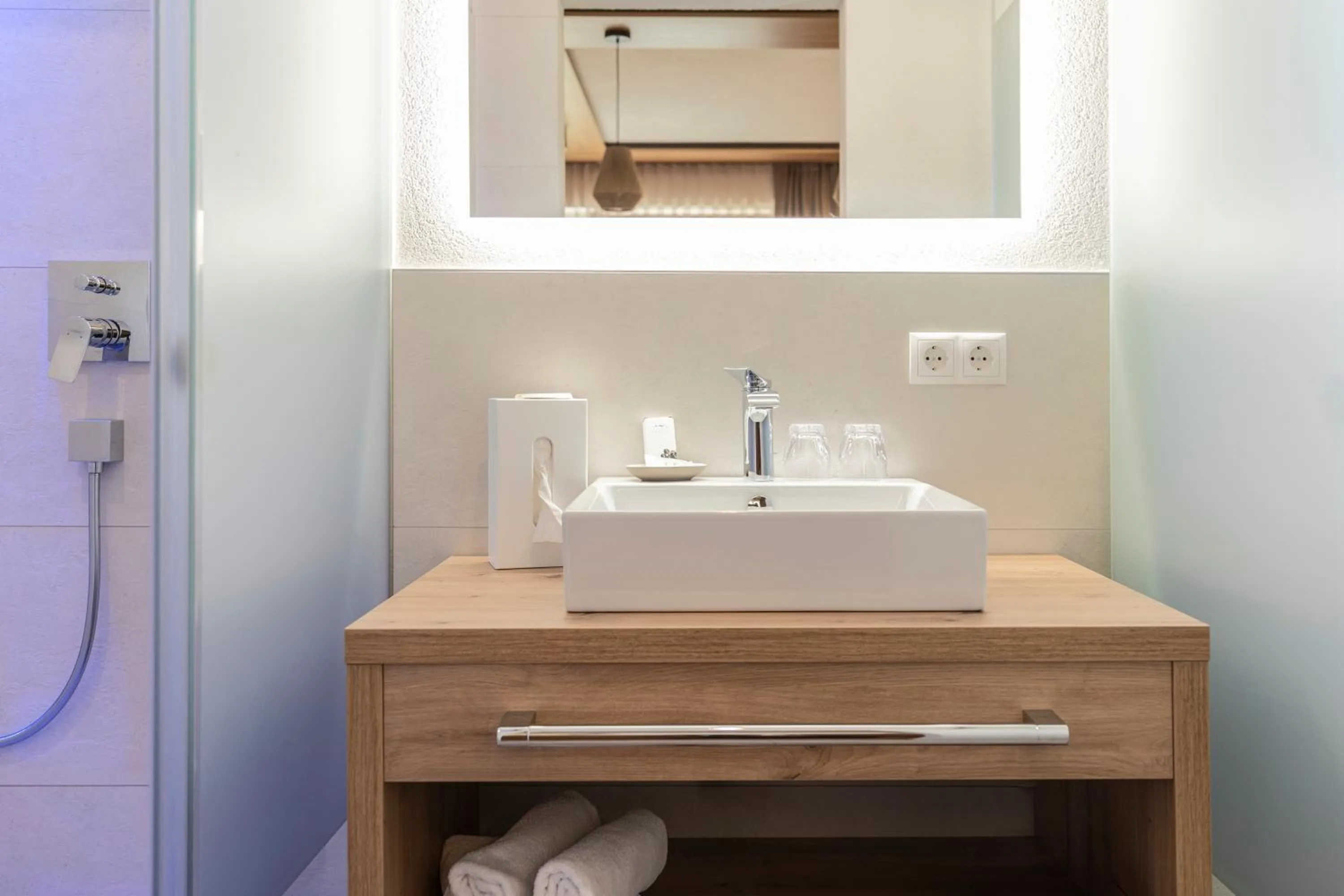 Bathroom in Hotel Garni Romantika