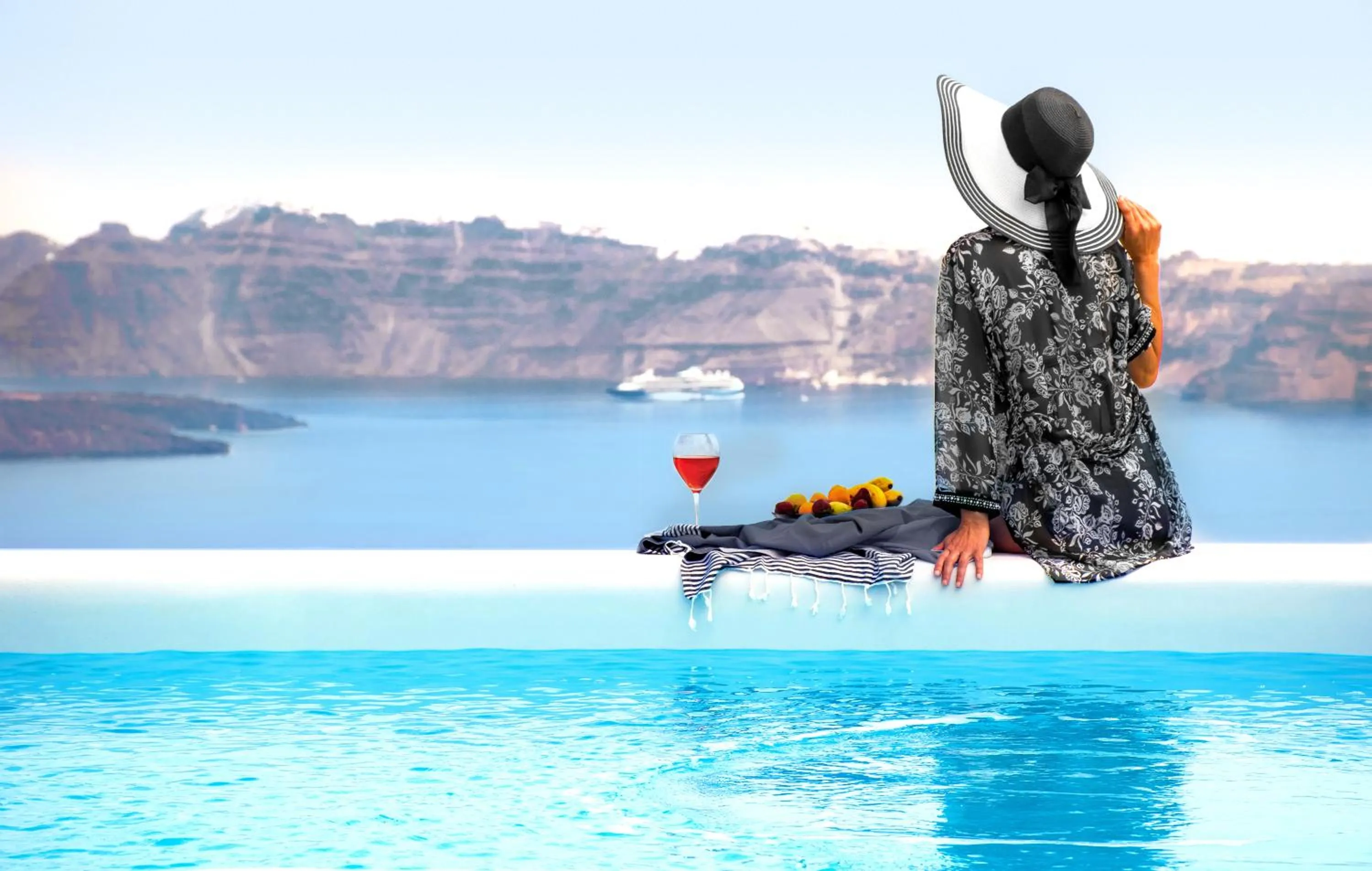 Sea view in CAPE 9 Villas & Suites