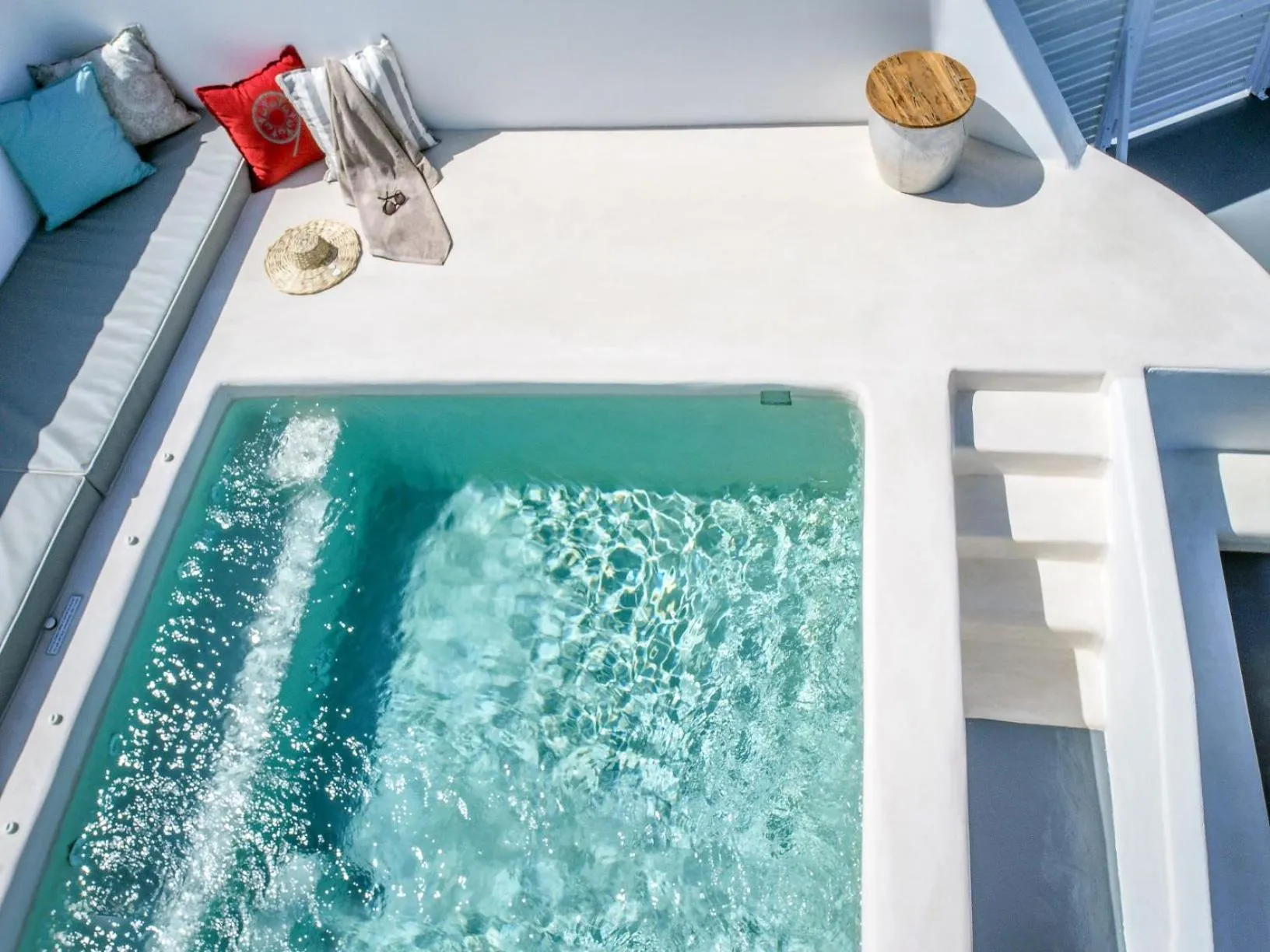 Pool view in CAPE 9 Villas & Suites