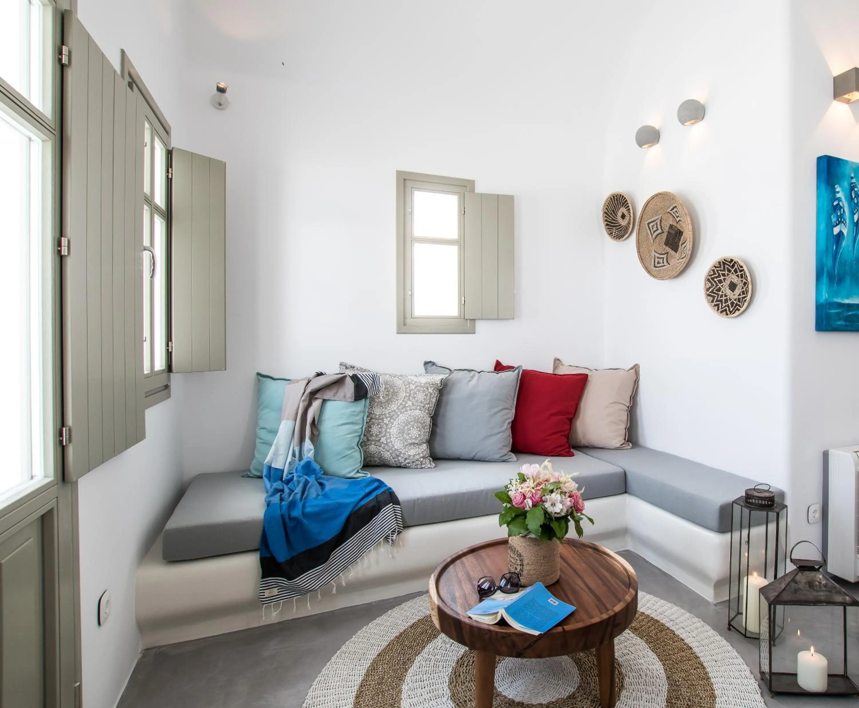 Living room in CAPE 9 Villas & Suites