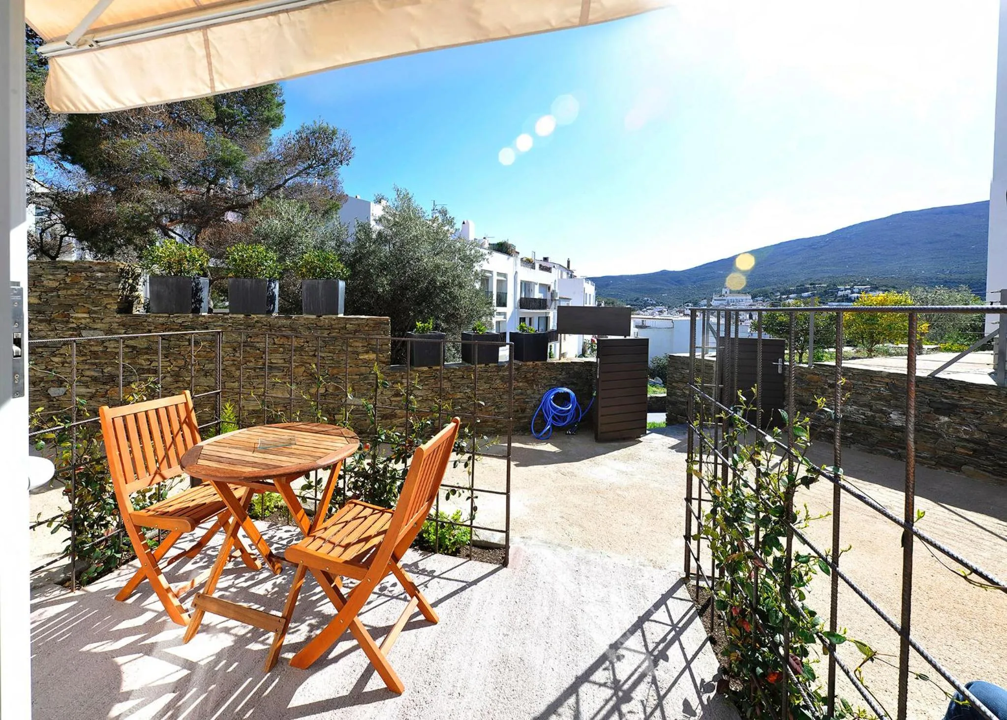 Balcony/Terrace in Aparthotel l'Heretat