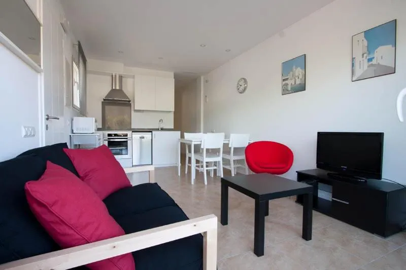 Kitchen or kitchenette in Aparthotel l'Heretat