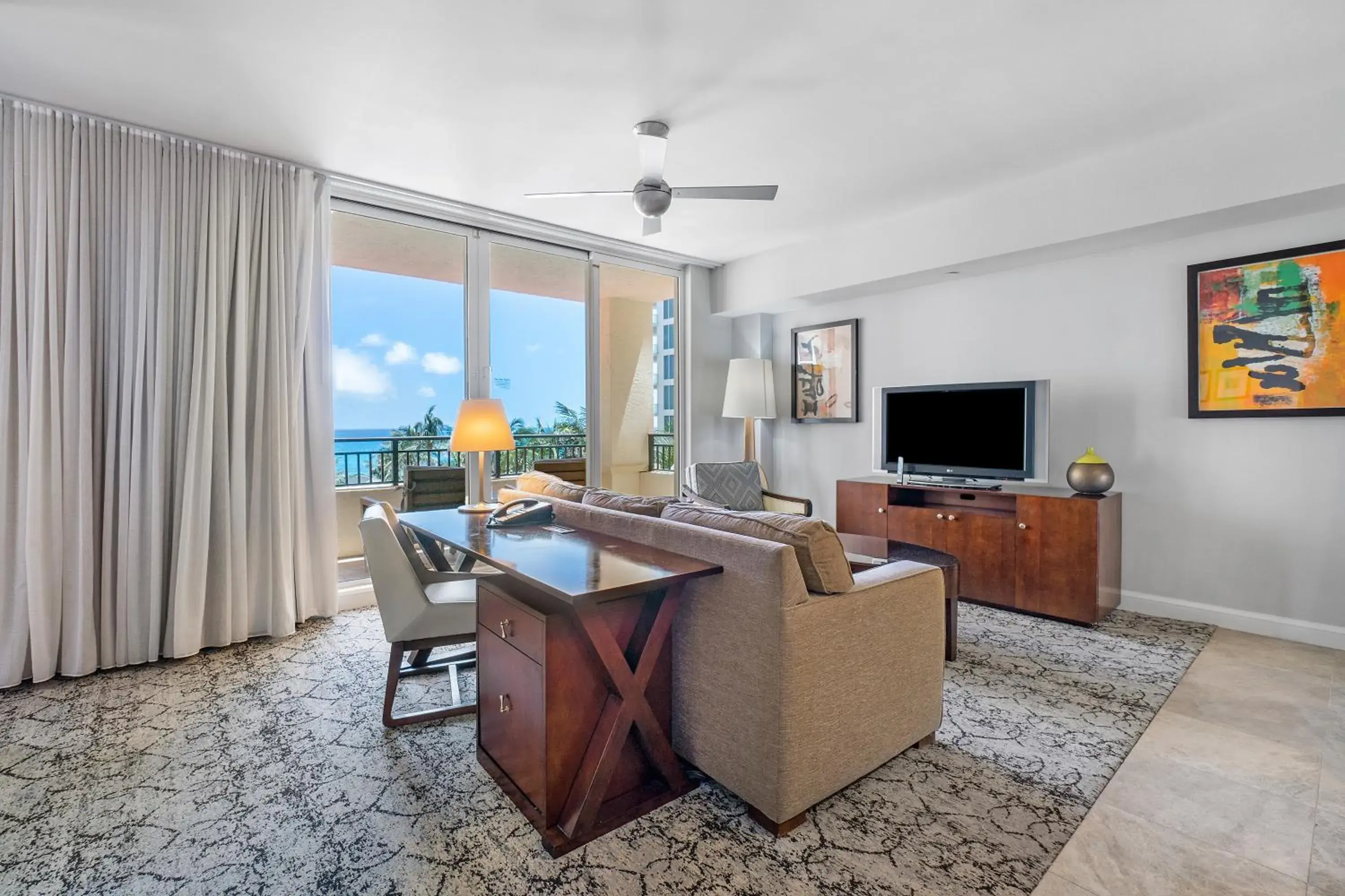 Seating Area in Palm Beach Singer Island Resort & Spa Luxury Suites