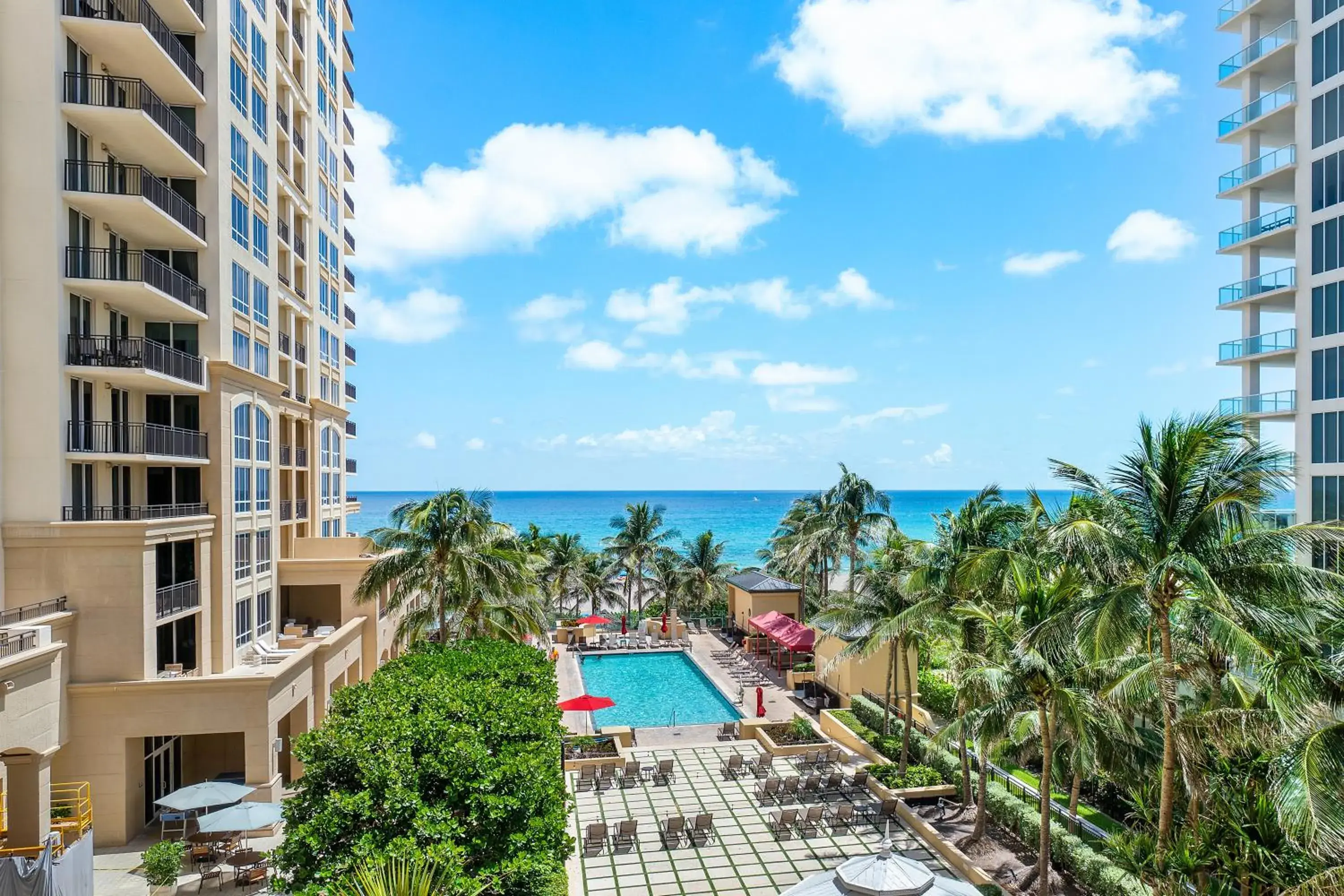 Pool View in Palm Beach Singer Island Resort & Spa Luxury Suites