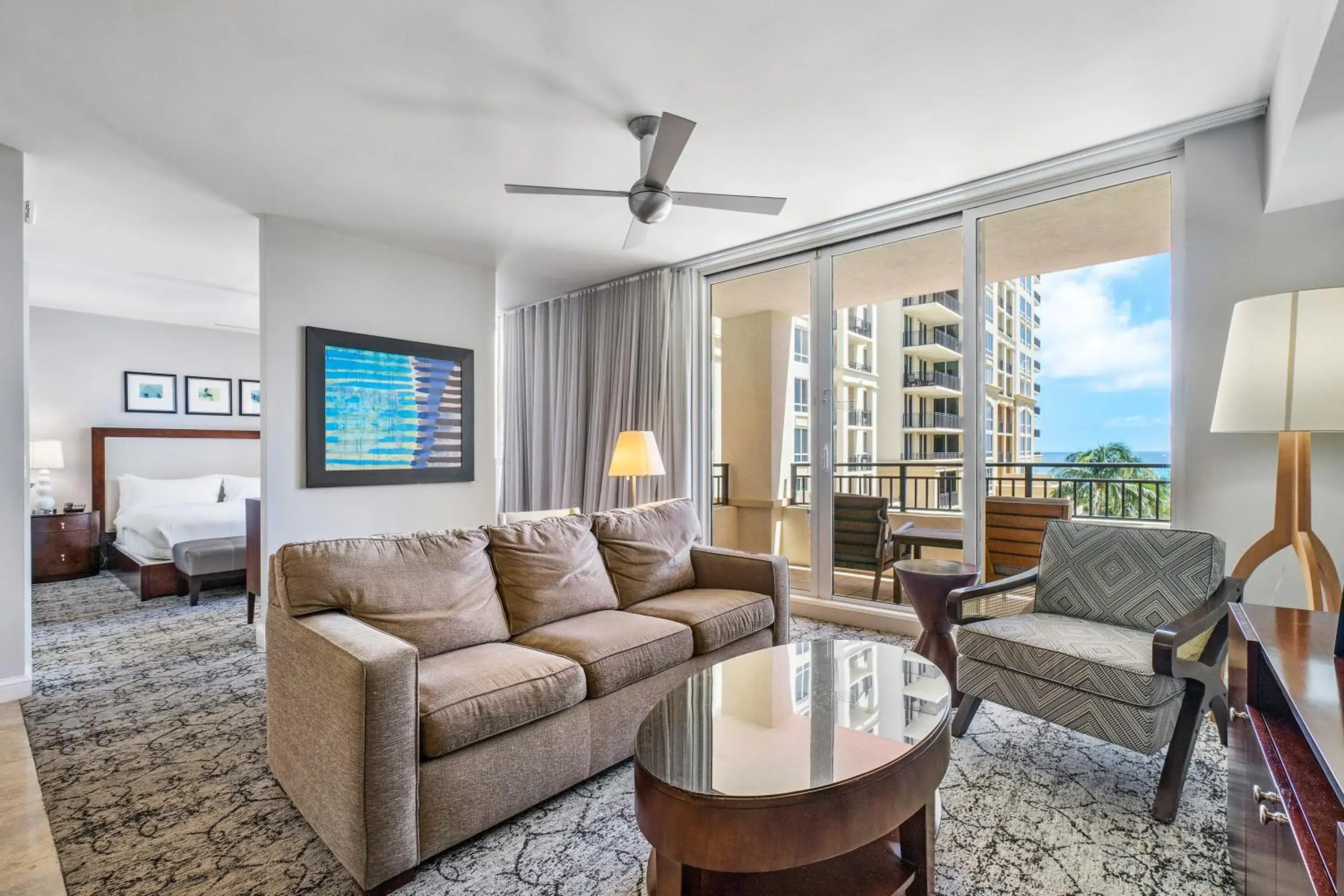 Seating Area in Palm Beach Singer Island Resort & Spa Luxury Suites