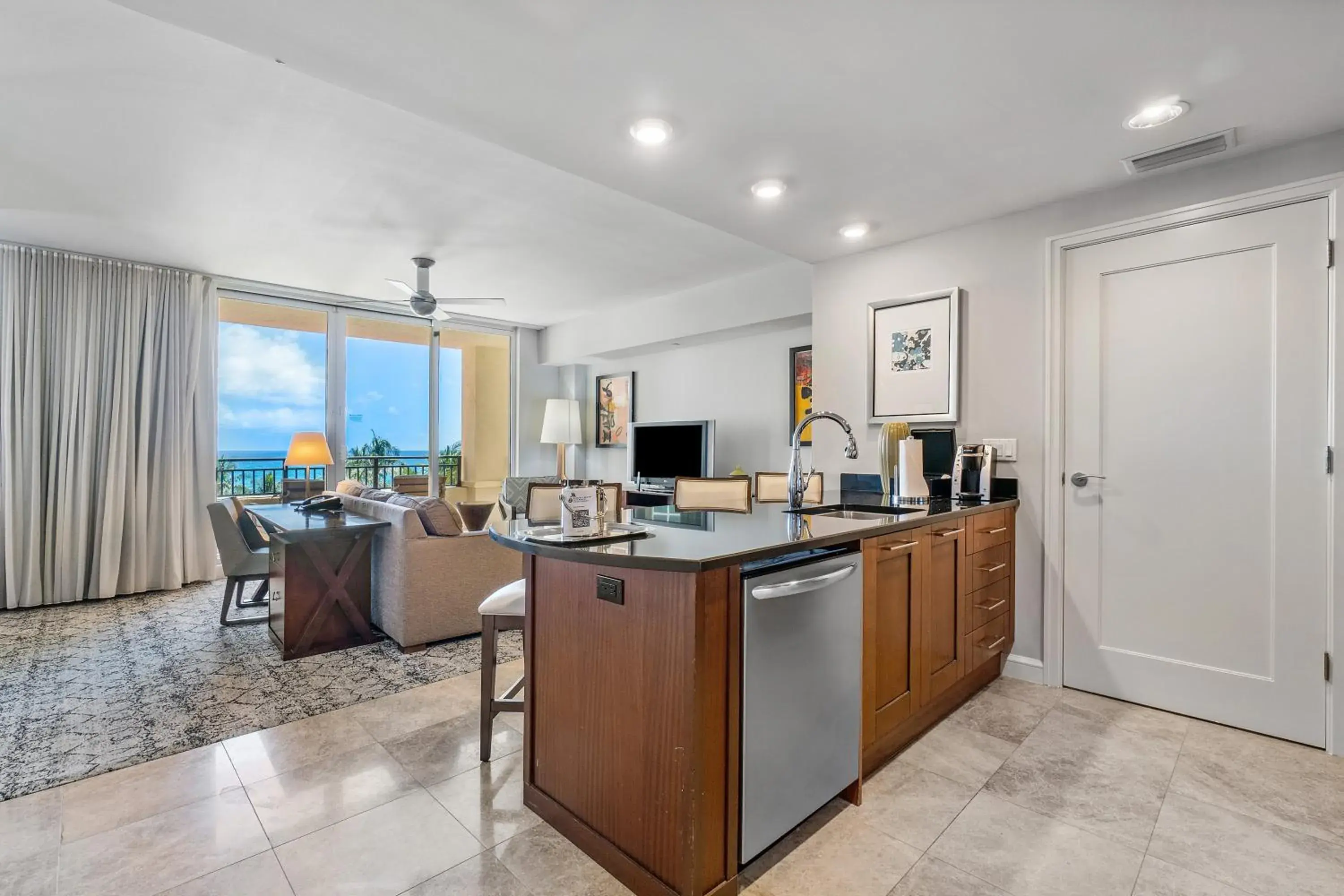 Kitchen/Kitchenette in Palm Beach Singer Island Resort & Spa Luxury Suites