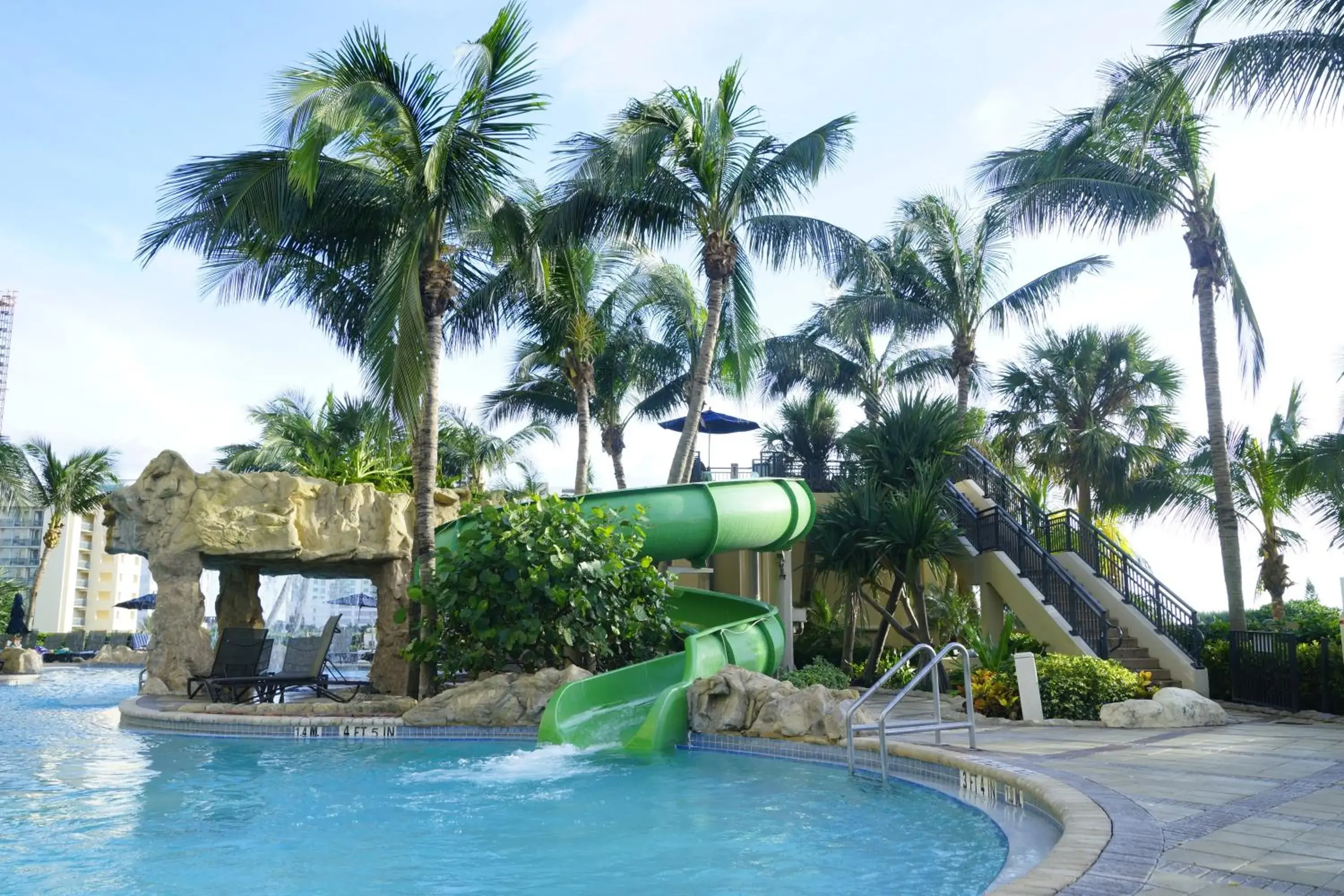 Swimming pool, Water Park in Palm Beach Singer Island Resort & Spa Luxury Suites