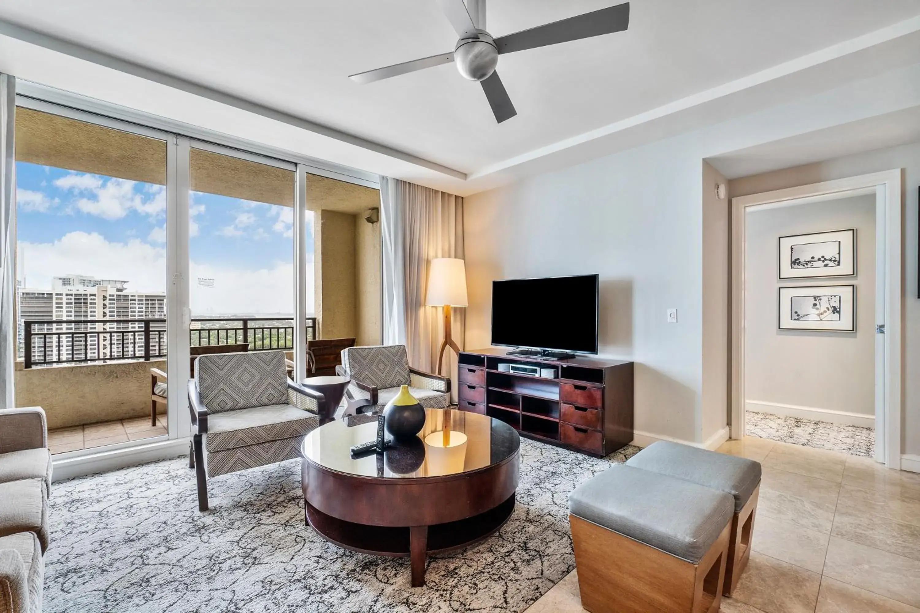 Seating Area in Palm Beach Singer Island Resort & Spa Luxury Suites