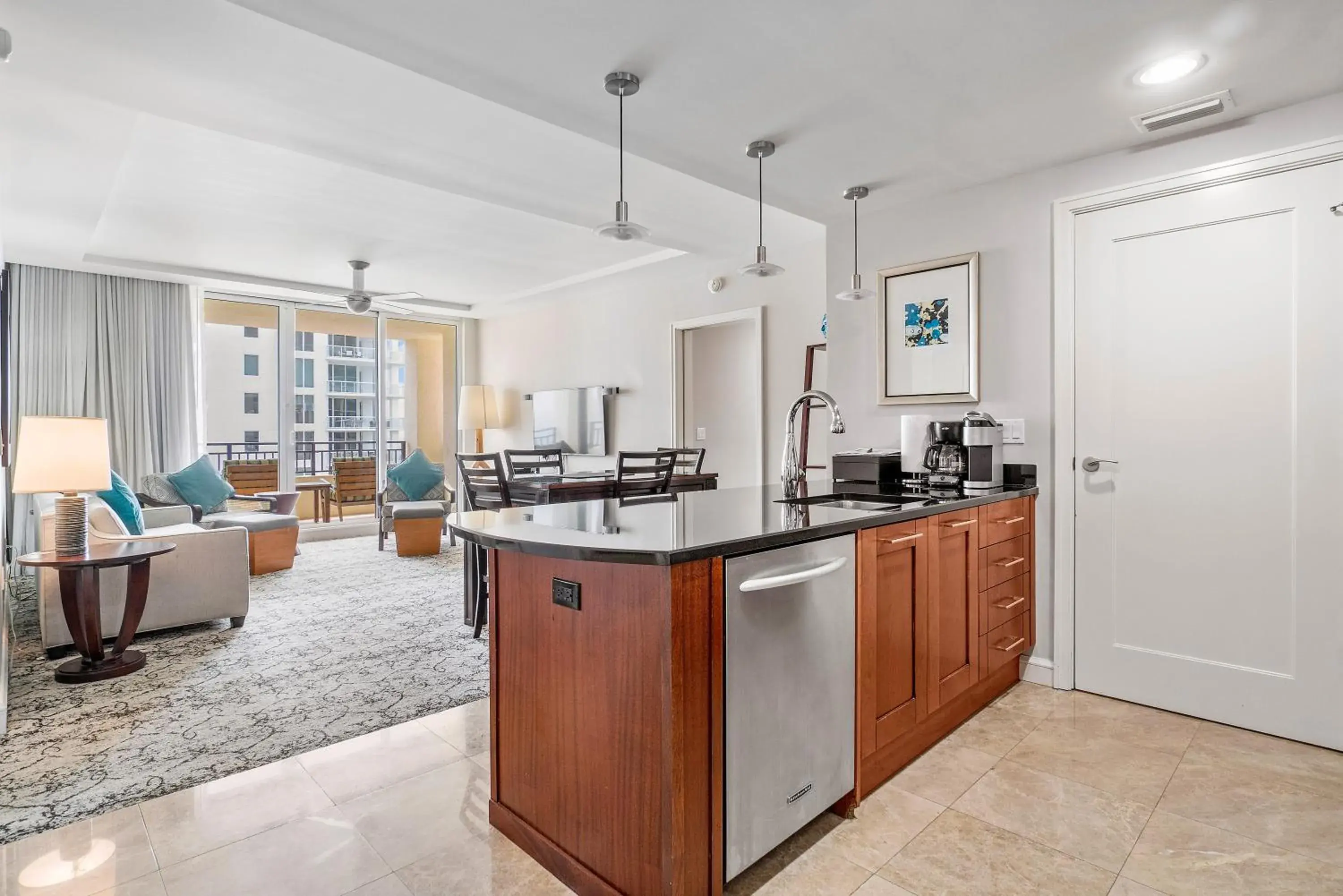 Kitchen/Kitchenette in Palm Beach Singer Island Resort & Spa Luxury Suites