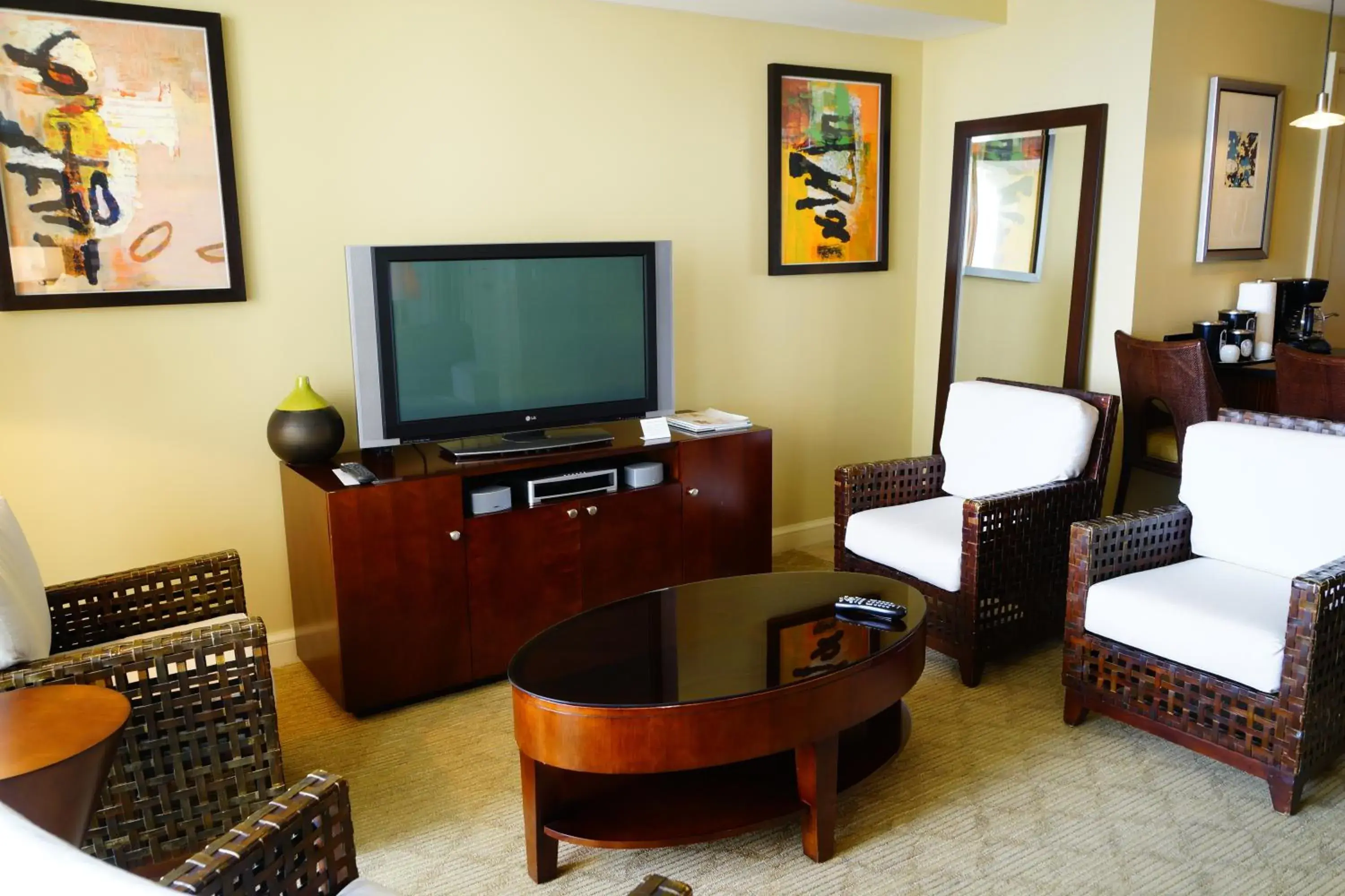 TV/Entertainment Center in Palm Beach Singer Island Resort & Spa Luxury Suites