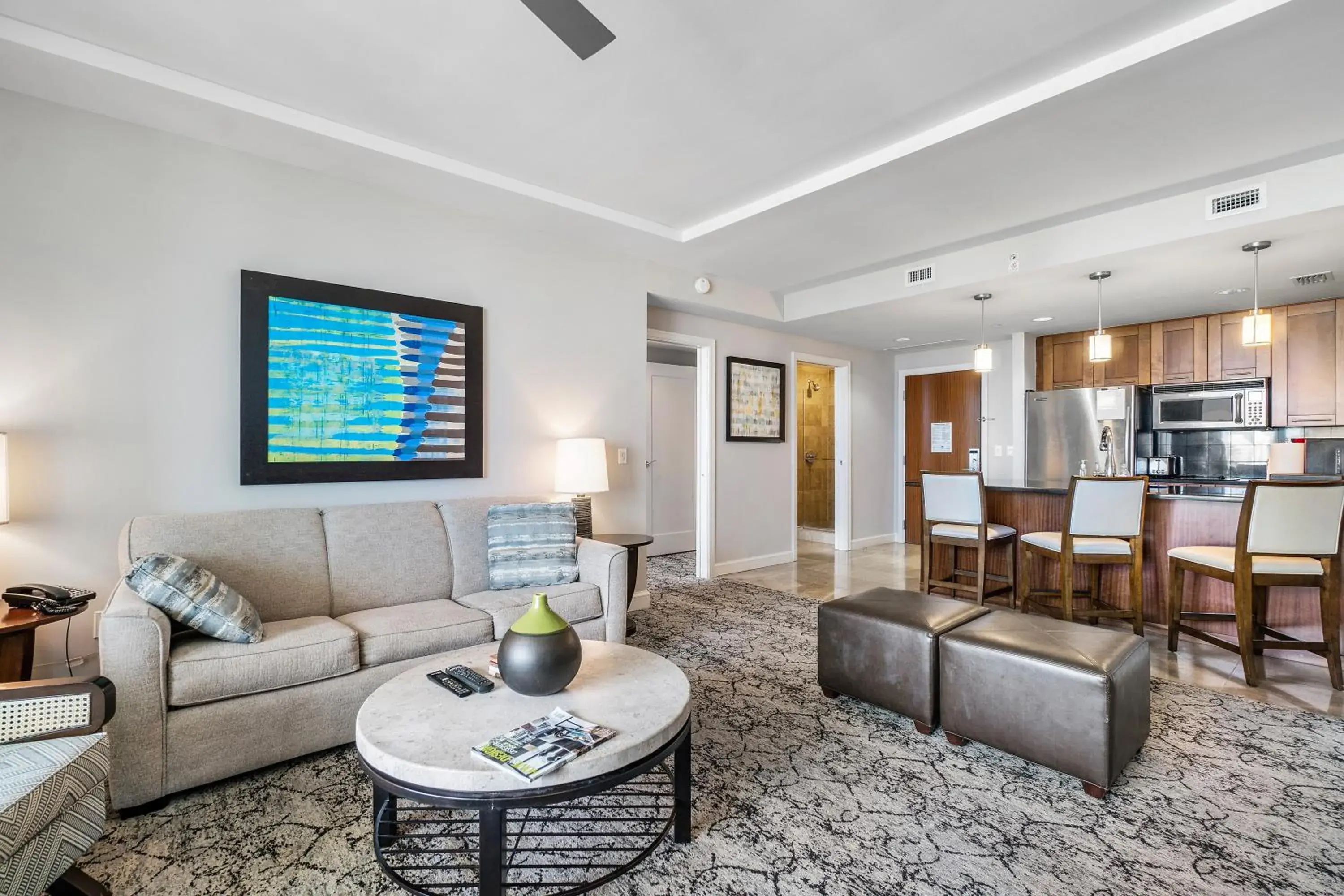 Seating Area in Palm Beach Singer Island Resort & Spa Luxury Suites