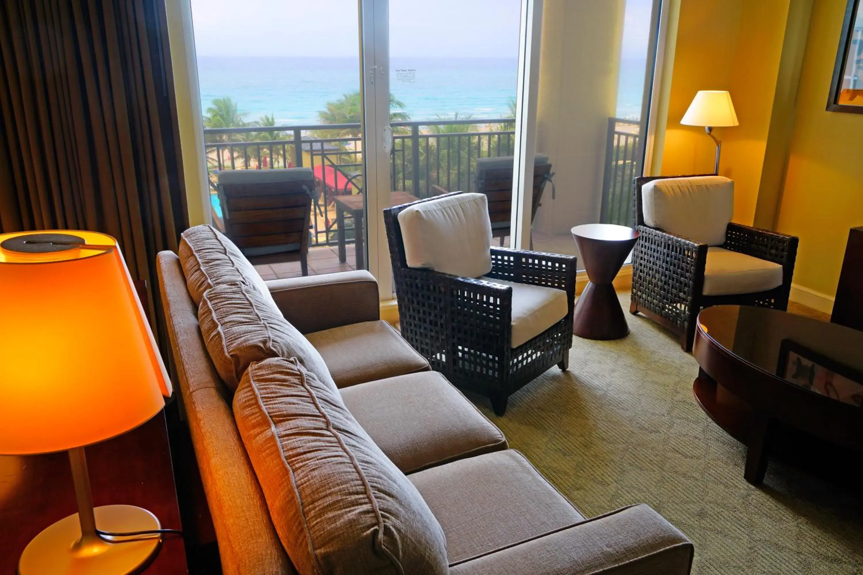 Seating Area in Palm Beach Singer Island Resort & Spa Luxury Suites