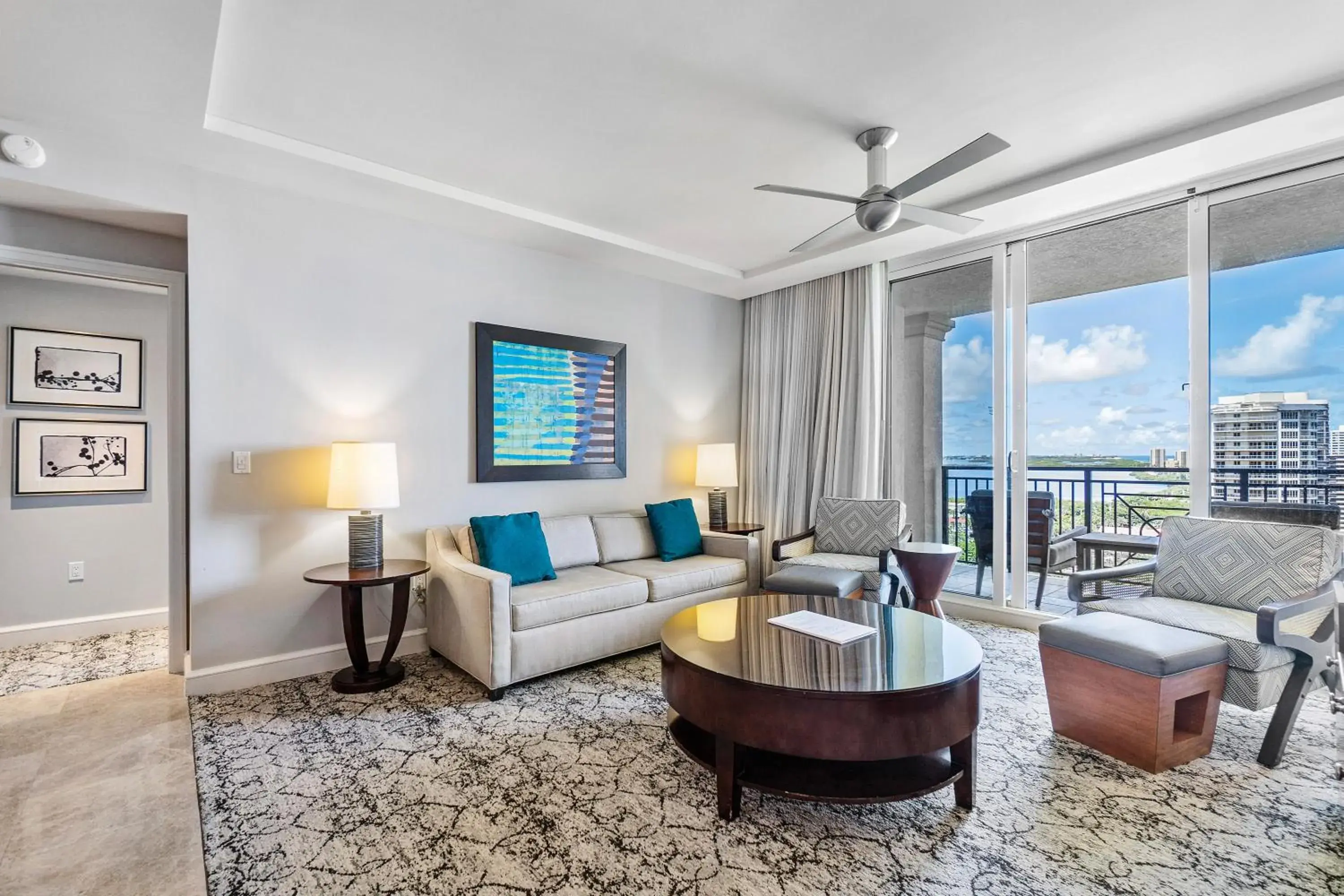 Seating Area in Palm Beach Singer Island Resort & Spa Luxury Suites