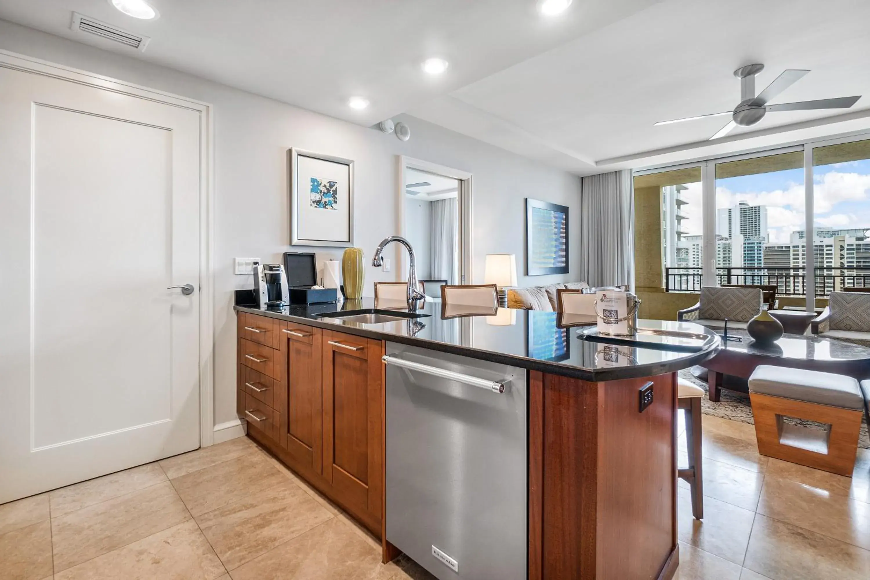 Kitchen/Kitchenette in Palm Beach Singer Island Resort & Spa Luxury Suites