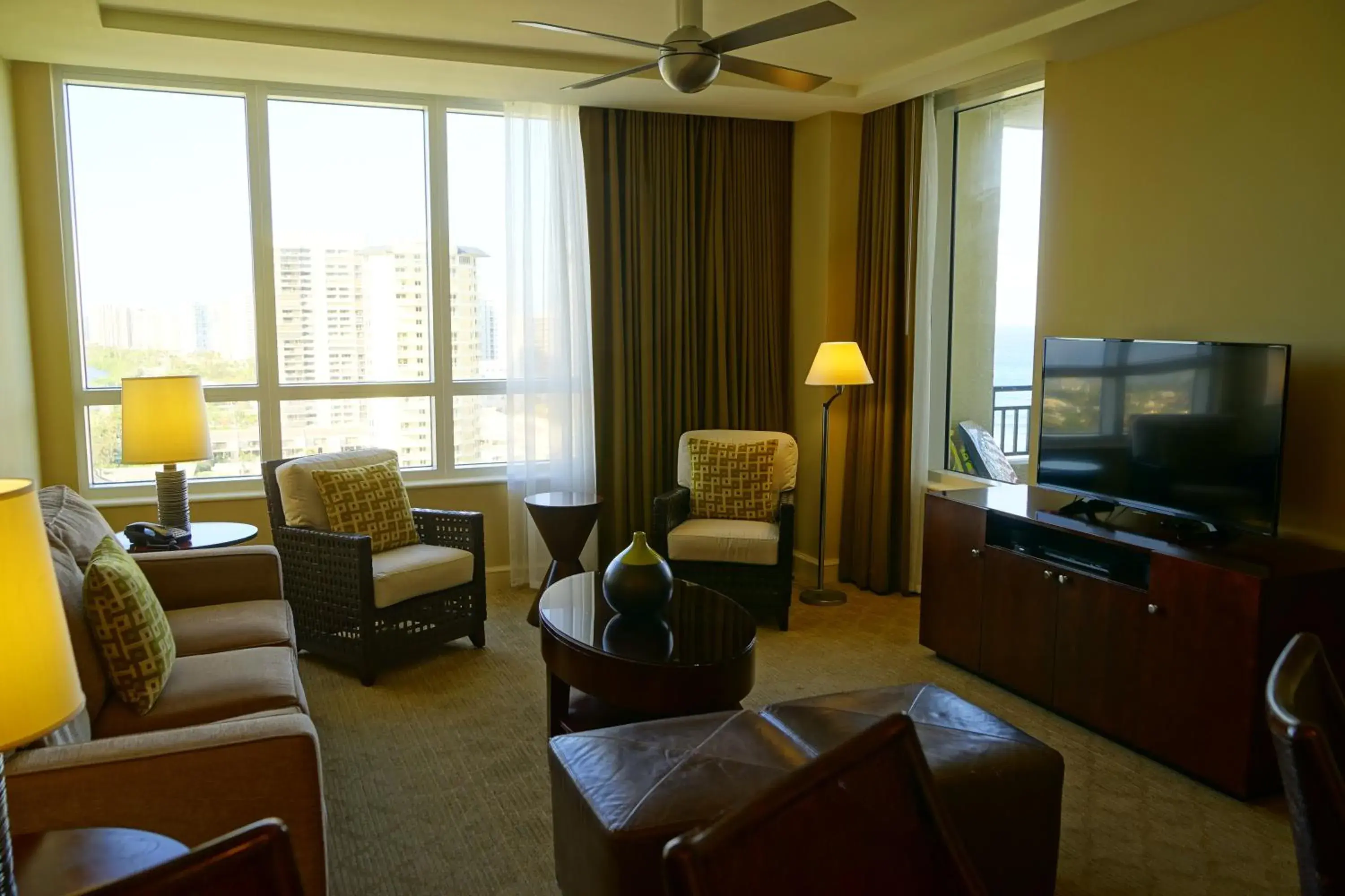 Seating Area in Palm Beach Singer Island Resort & Spa Luxury Suites