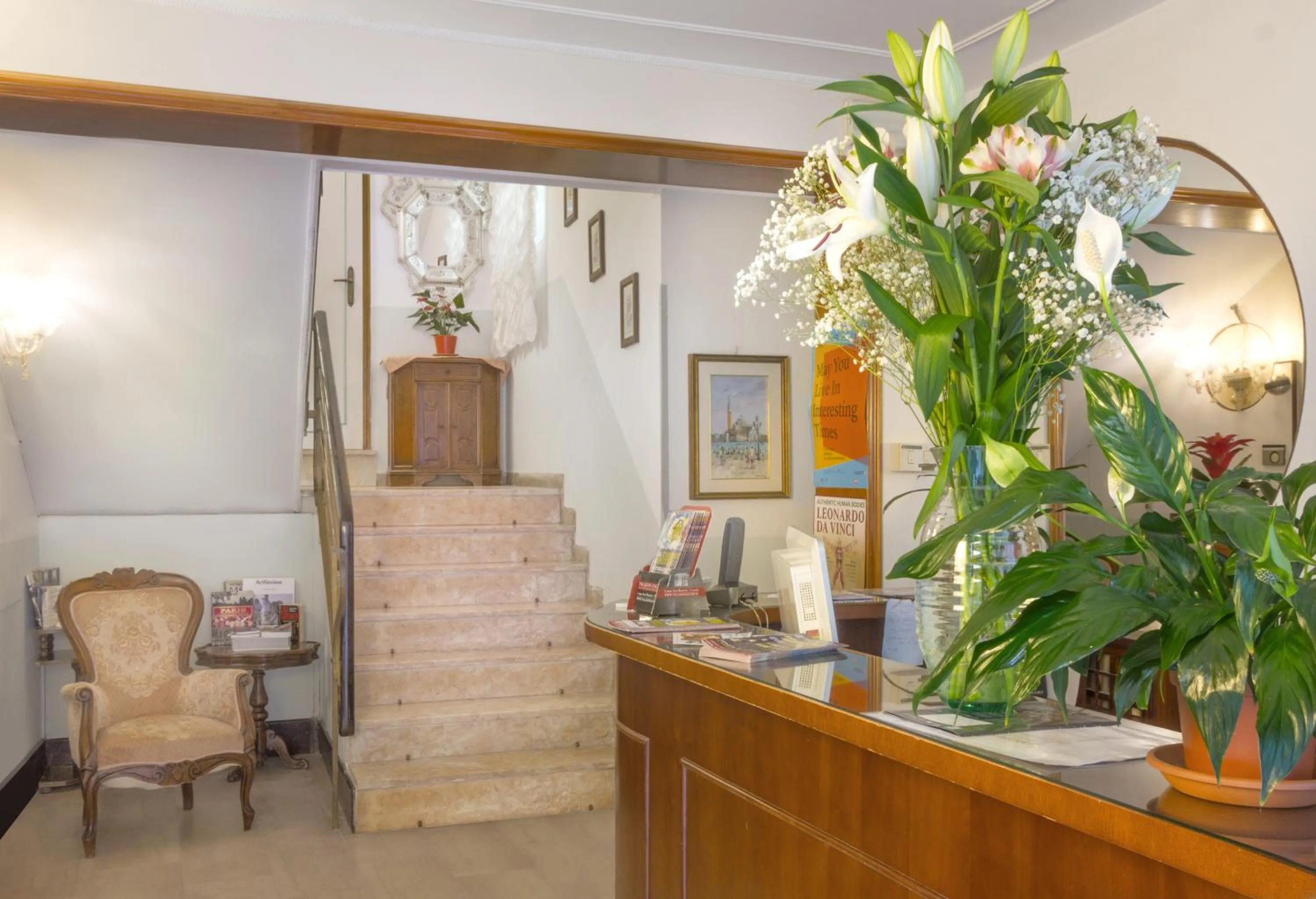 Lobby or reception in Hotel Leonardo