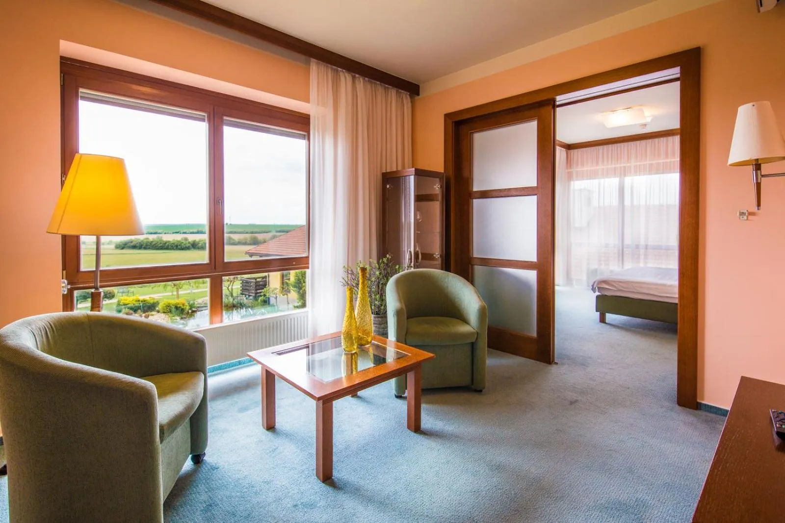 Garden view in Wellness Hotel Happy Star