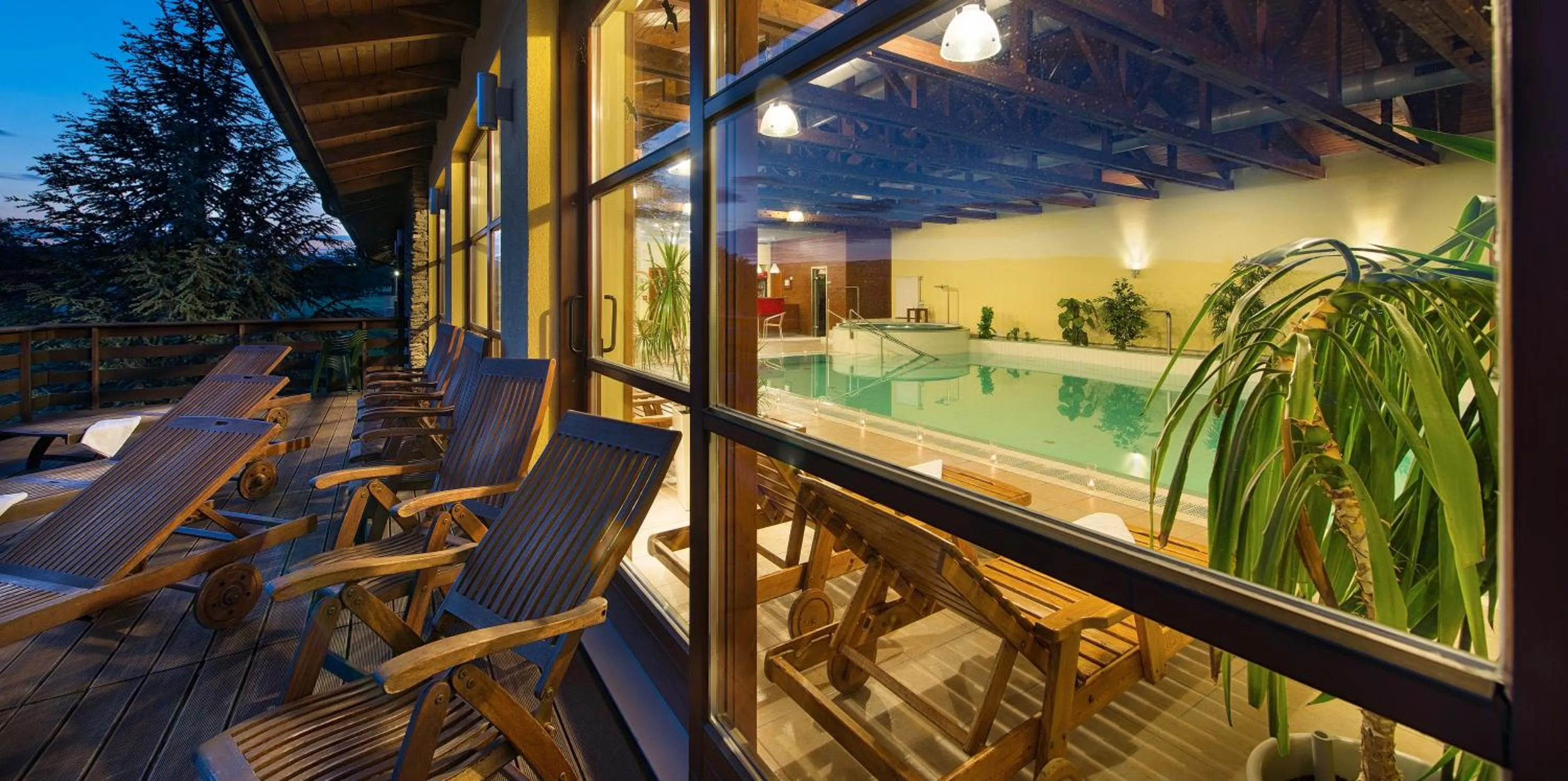 Swimming pool in Wellness Hotel Happy Star