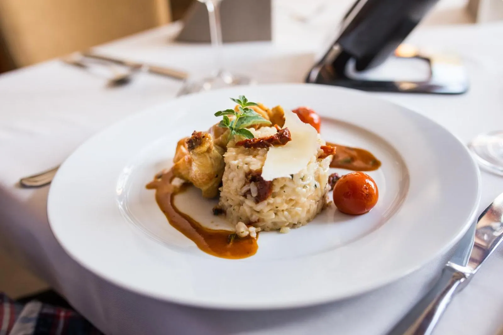 Food close-up in Wellness Hotel Happy Star