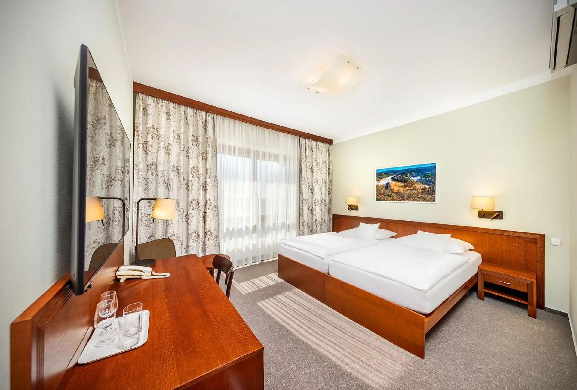 Bed in Wellness Hotel Happy Star