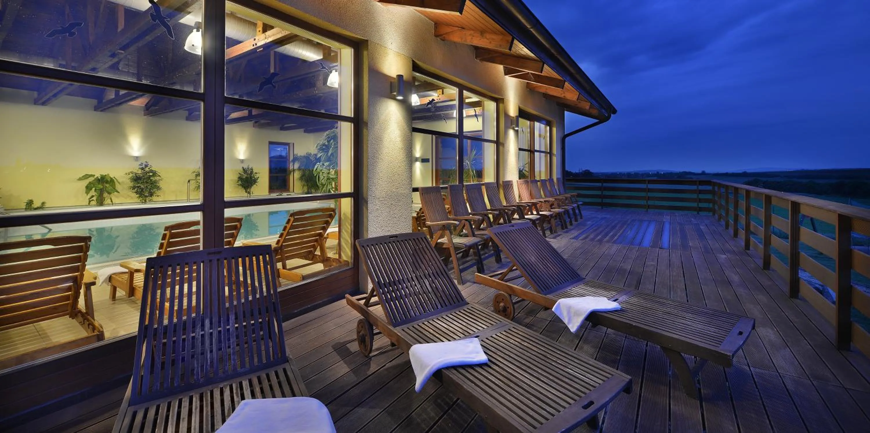 Swimming pool in Wellness Hotel Happy Star