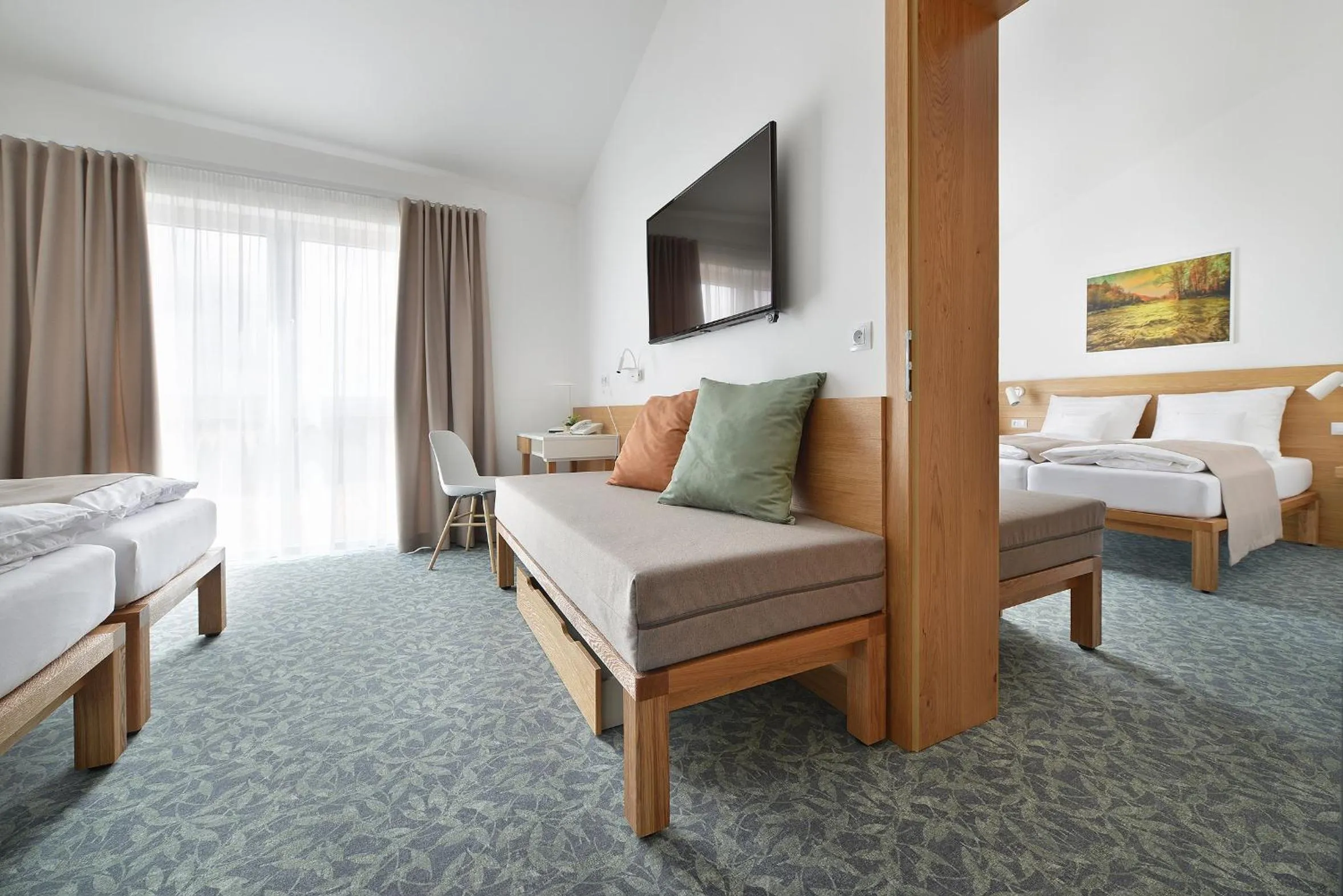 Bedroom, Bed in Wellness Hotel Happy Star