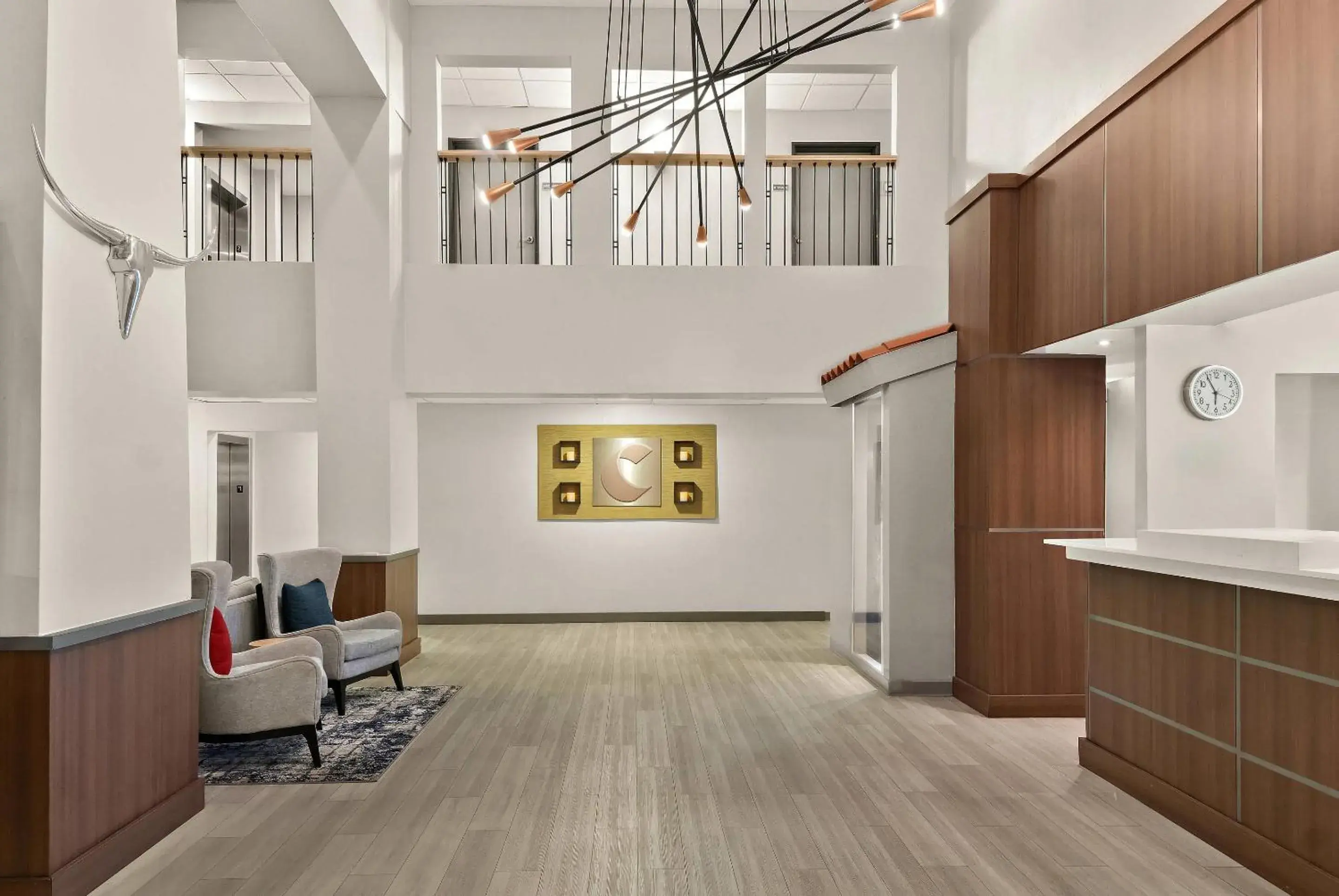 Lobby or reception in Comfort Suites Fort Worth North Fossil Creek Lobby or reception in Comfort Suites Fort Worth North Fossil Creek