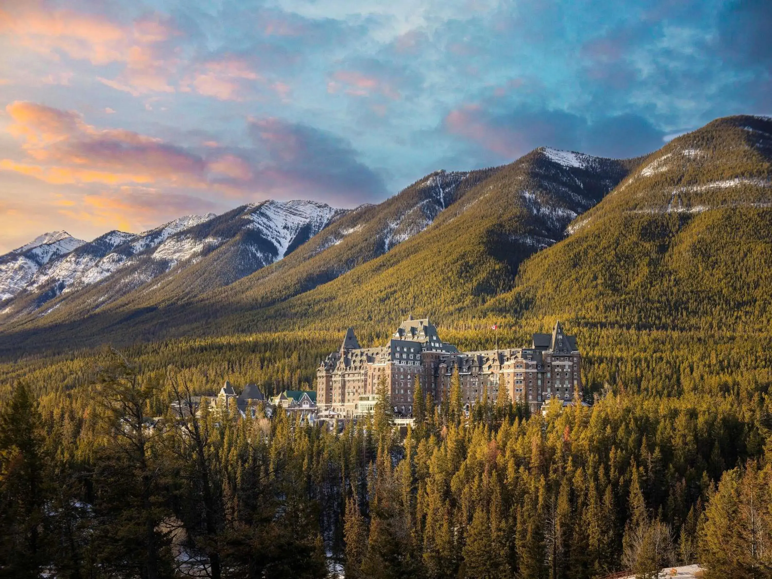 Property building in Fairmont Banff Springs Property building in Fairmont Banff Springs