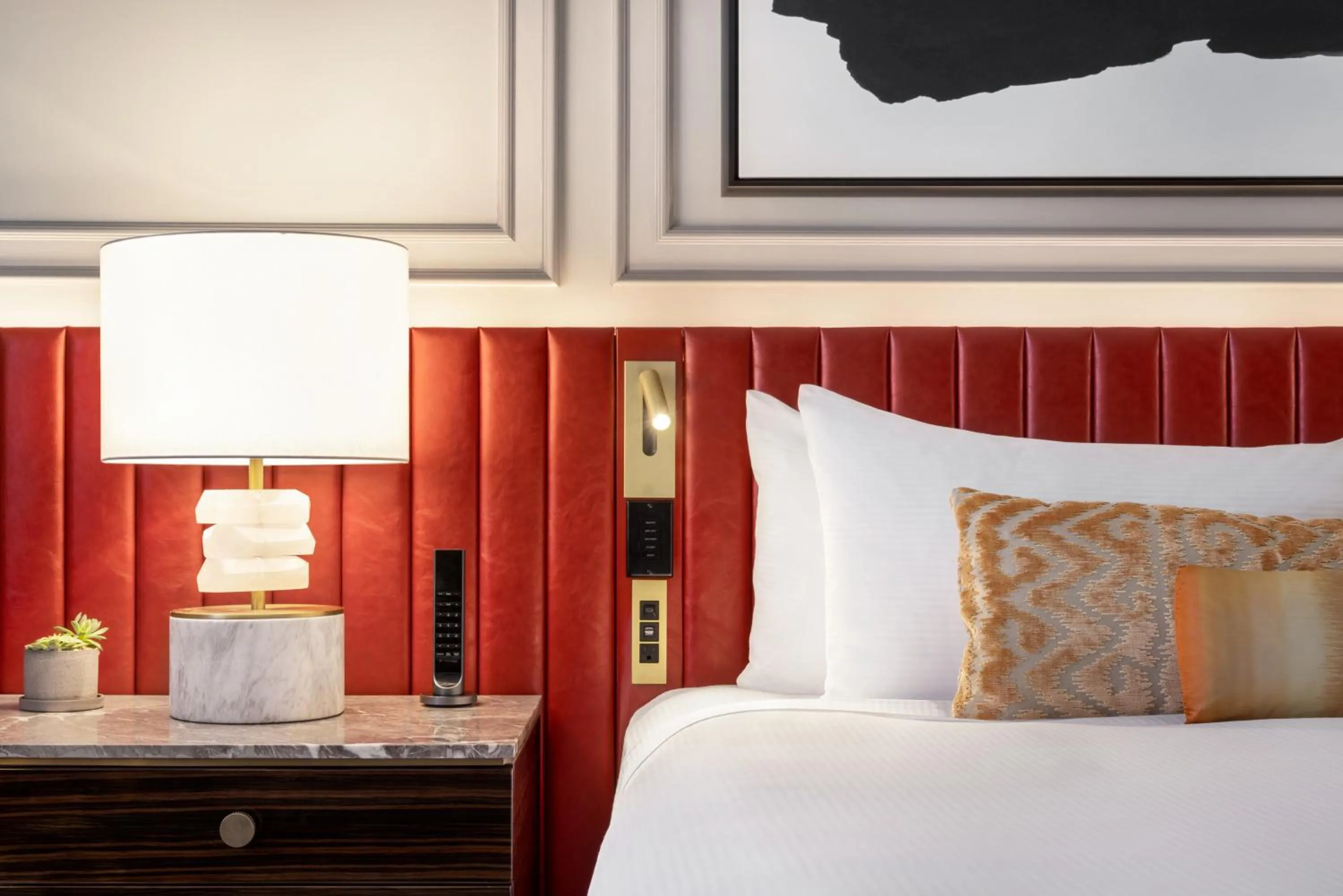 Bed in Fairmont Banff Springs