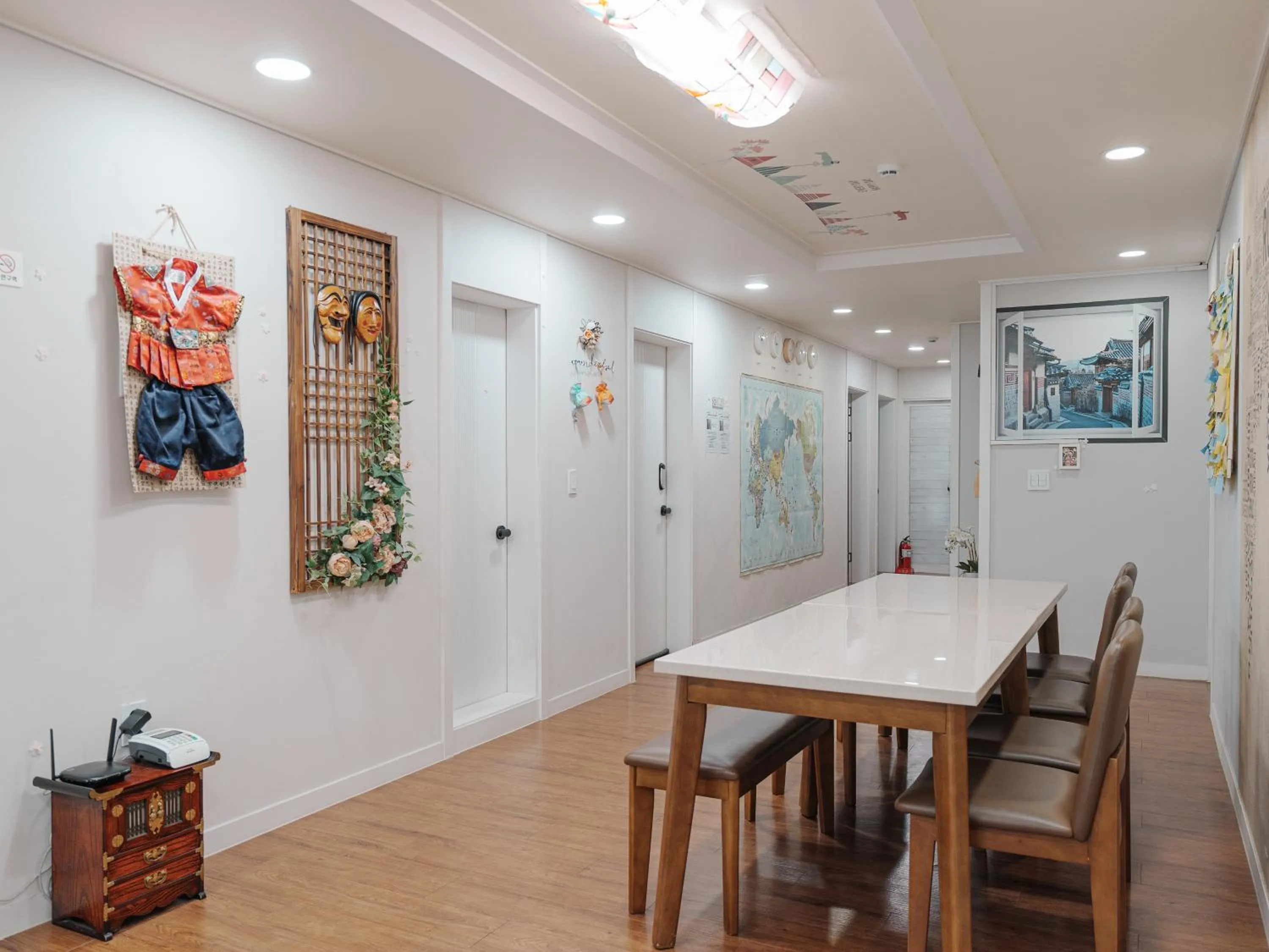 Living room in 인천공항 게스트하우스 레인부츠