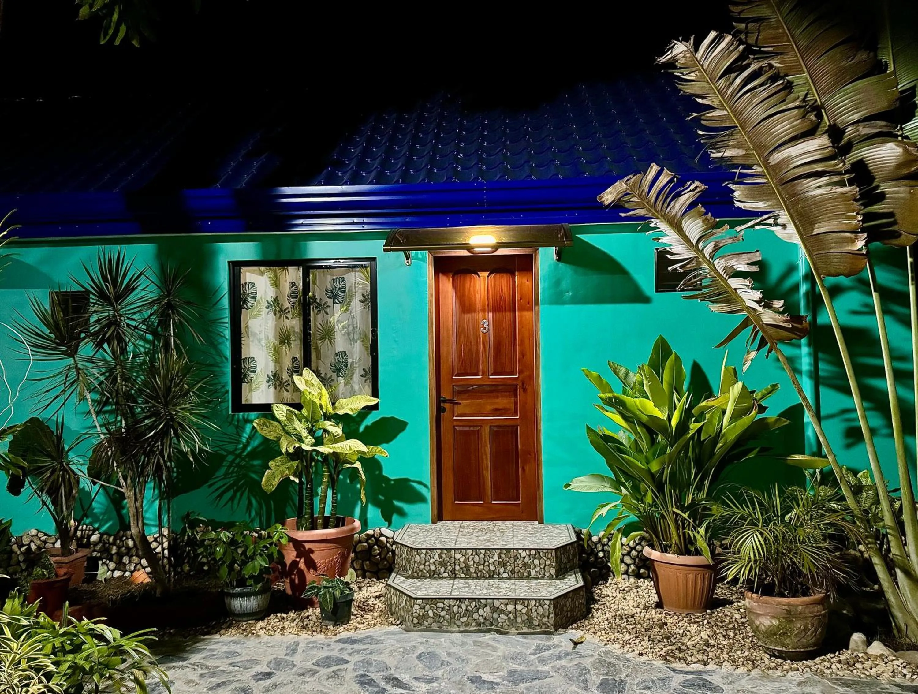 Night in Bamboo Paradise Beach Resort