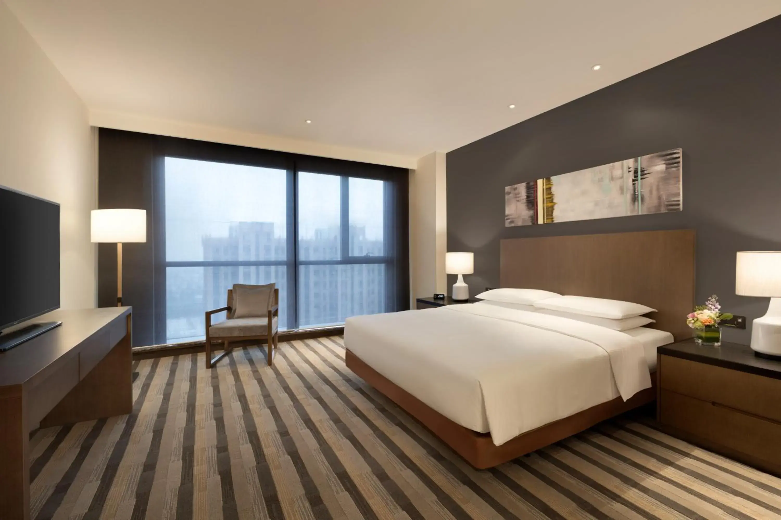 Bedroom, Bed in Hyatt House Shanghai New Hongqiao Bedroom, Bed in Hyatt House Shanghai New Hongqiao