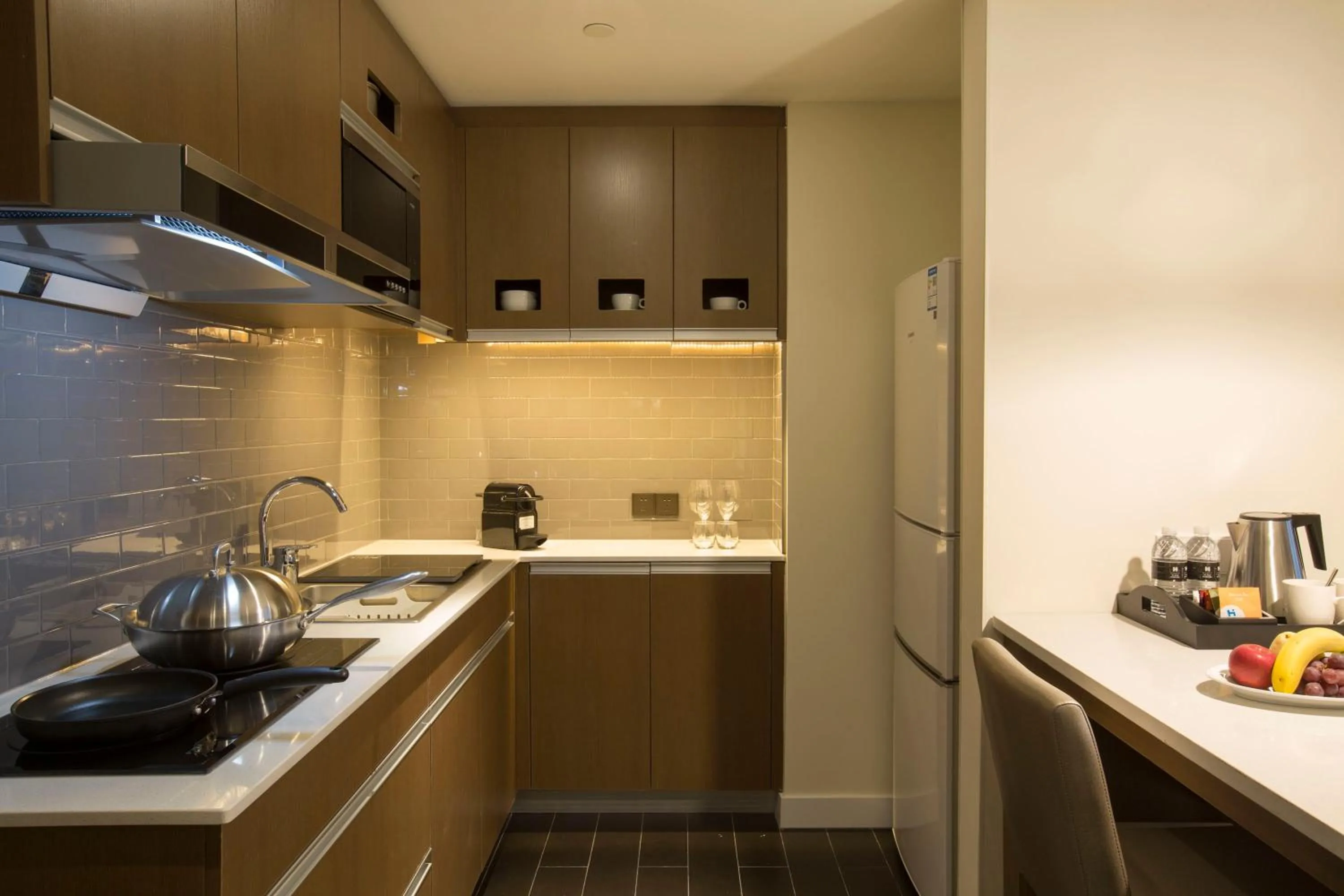 Kitchen or kitchenette in Hyatt House Shanghai New Hongqiao