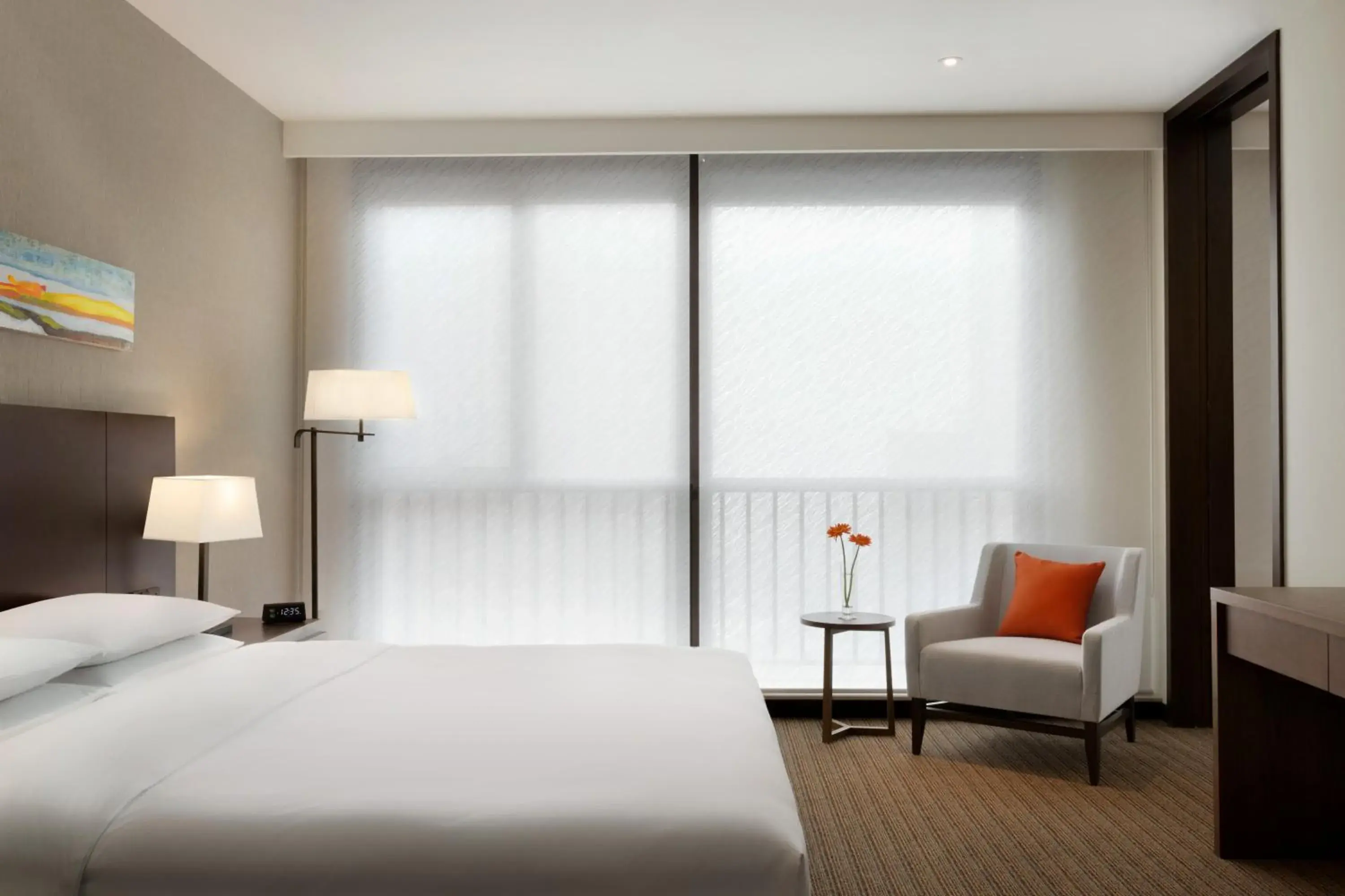 Bed in Hyatt Place Shanghai New Hongqiao Bed in Hyatt Place Shanghai New Hongqiao