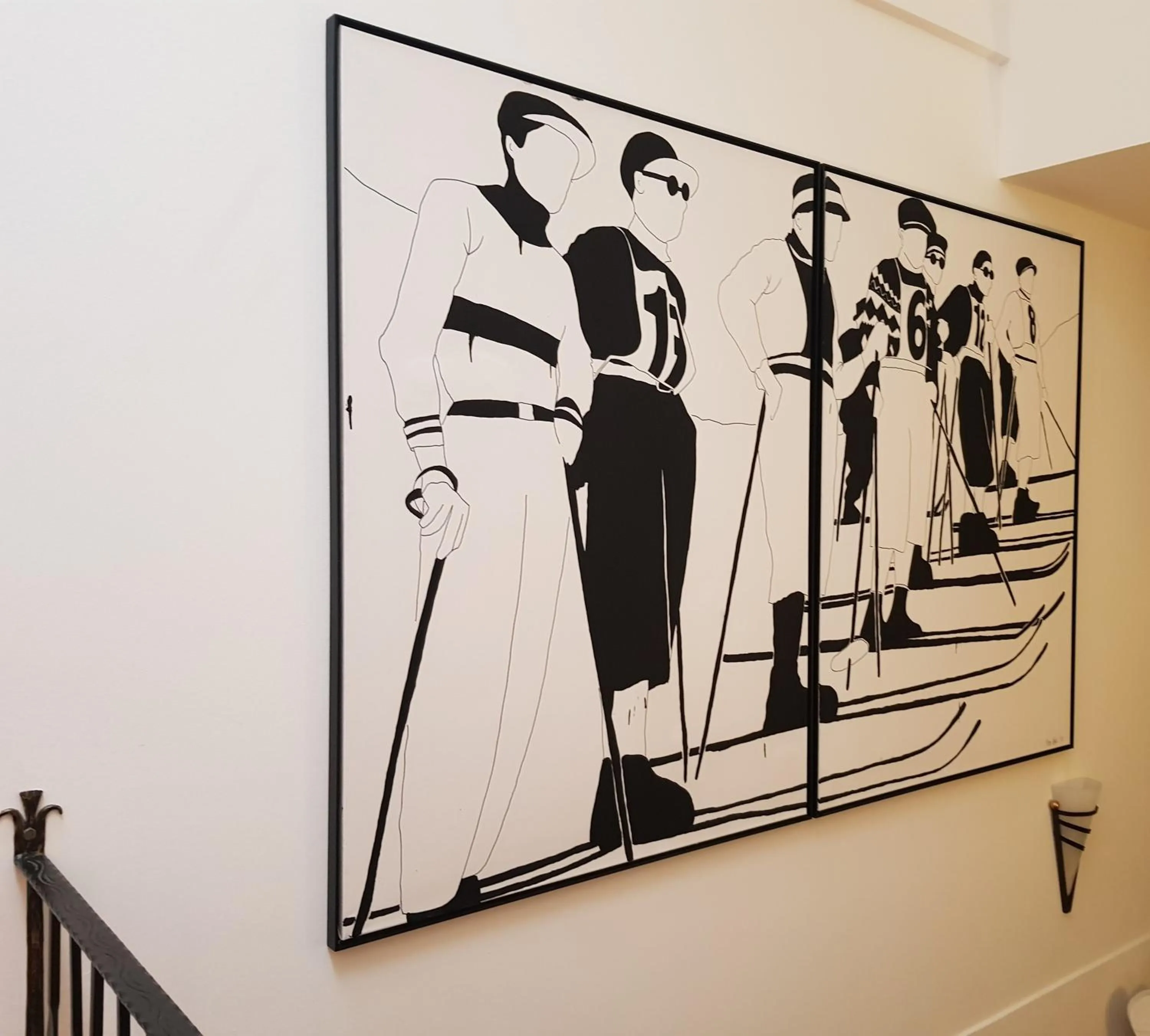 Decorative detail in Arlen Lodge Hotel-Garni