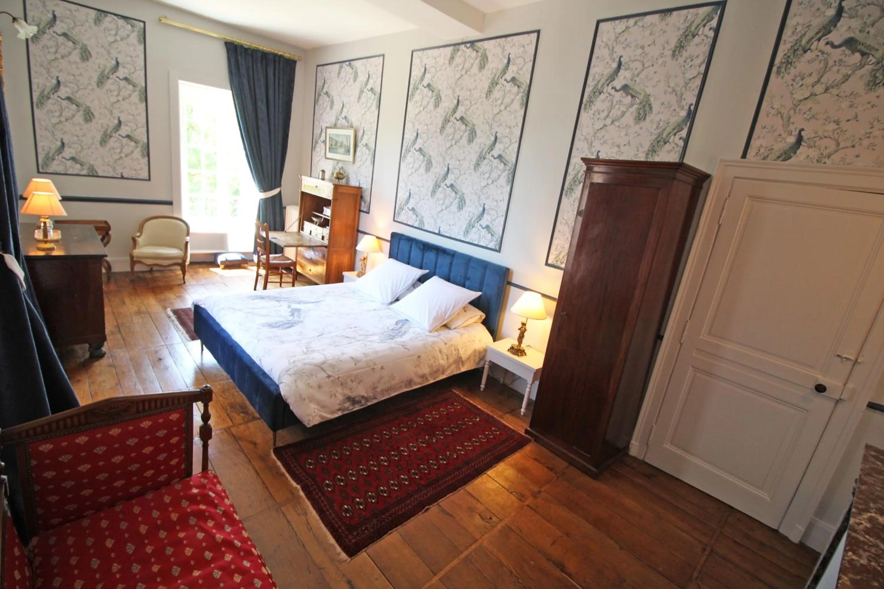 Bed in Château de la Chabroulie