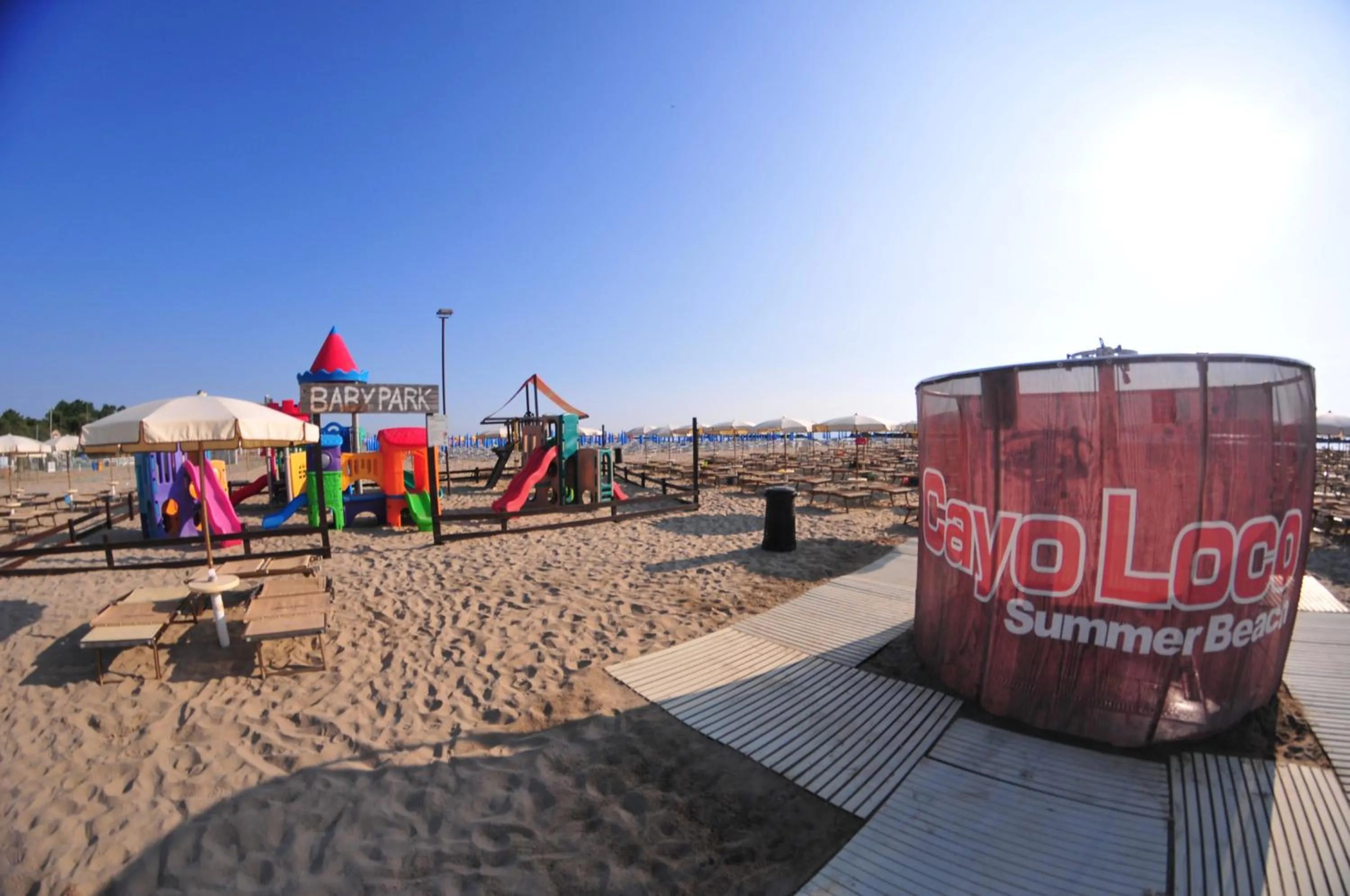 Children play ground in Hotel Antonella