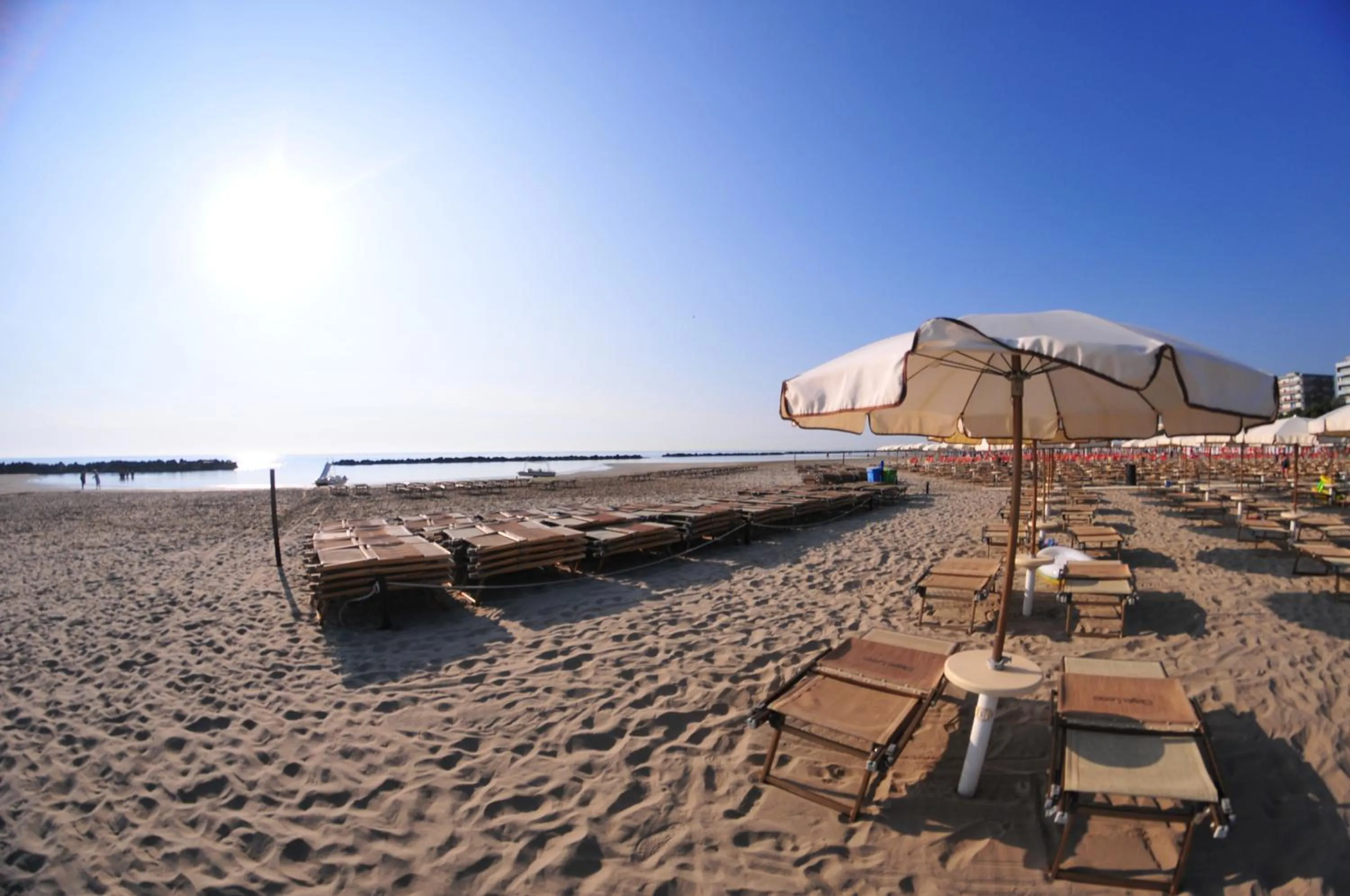 Beach in Hotel Antonella