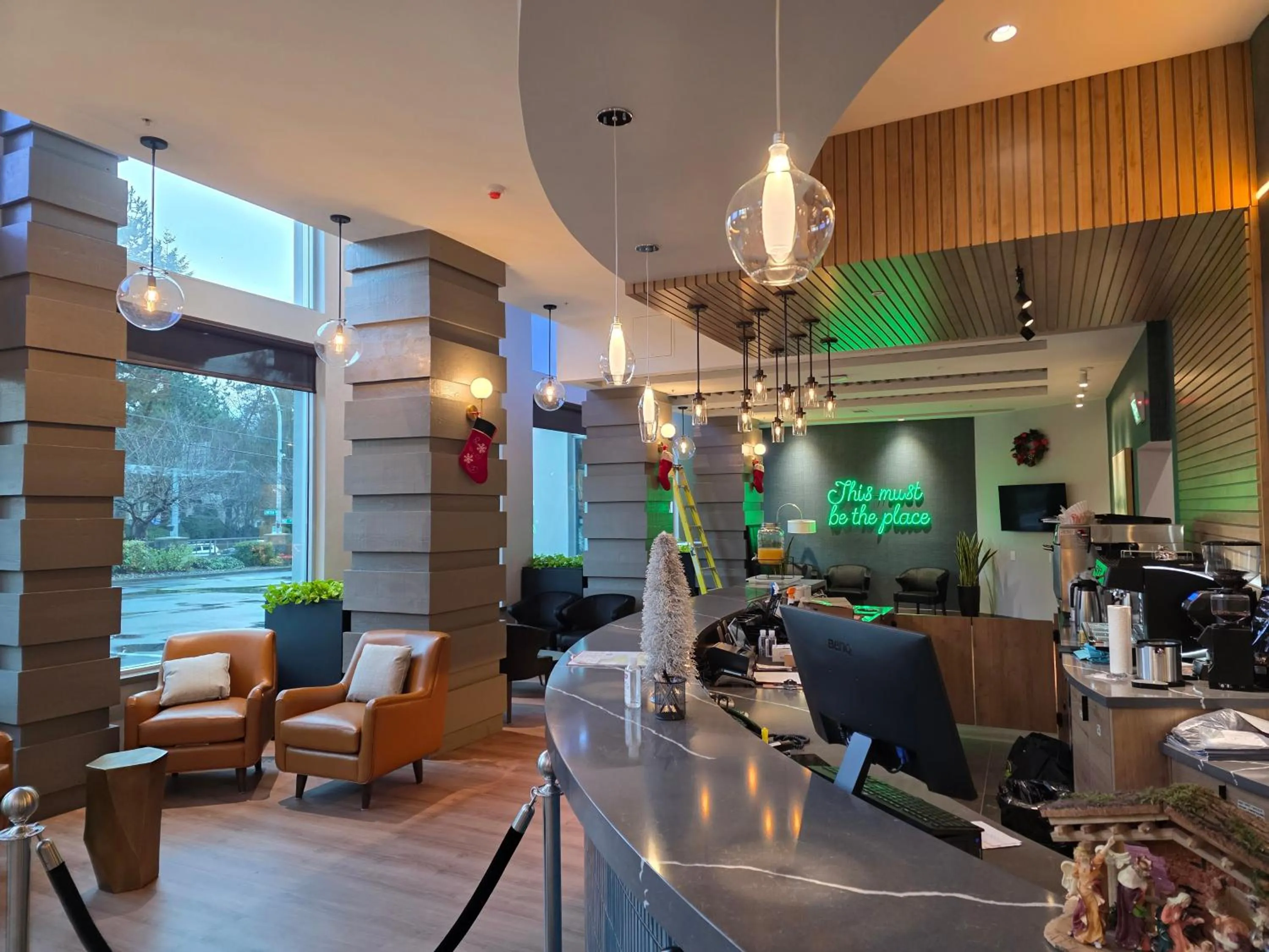 Seating area in Sandman Suites Surrey - Guildford