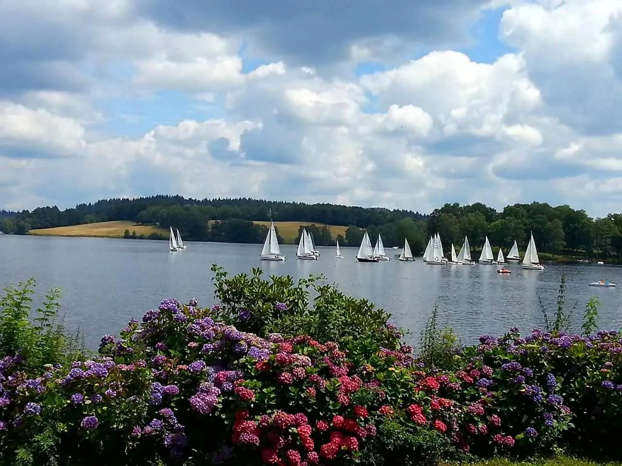 Lake view in Hotel Restaurant La Caravelle