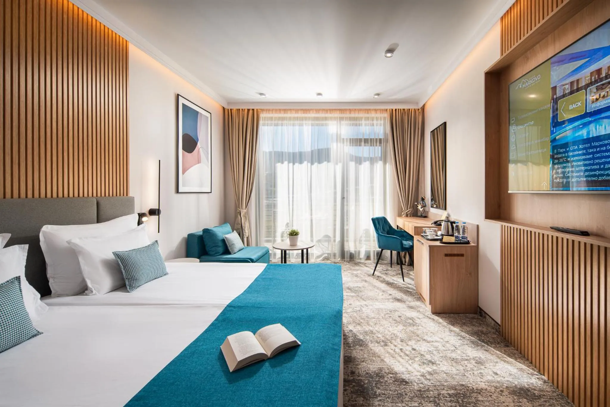 Bed in Park & Spa Hotel Markovo