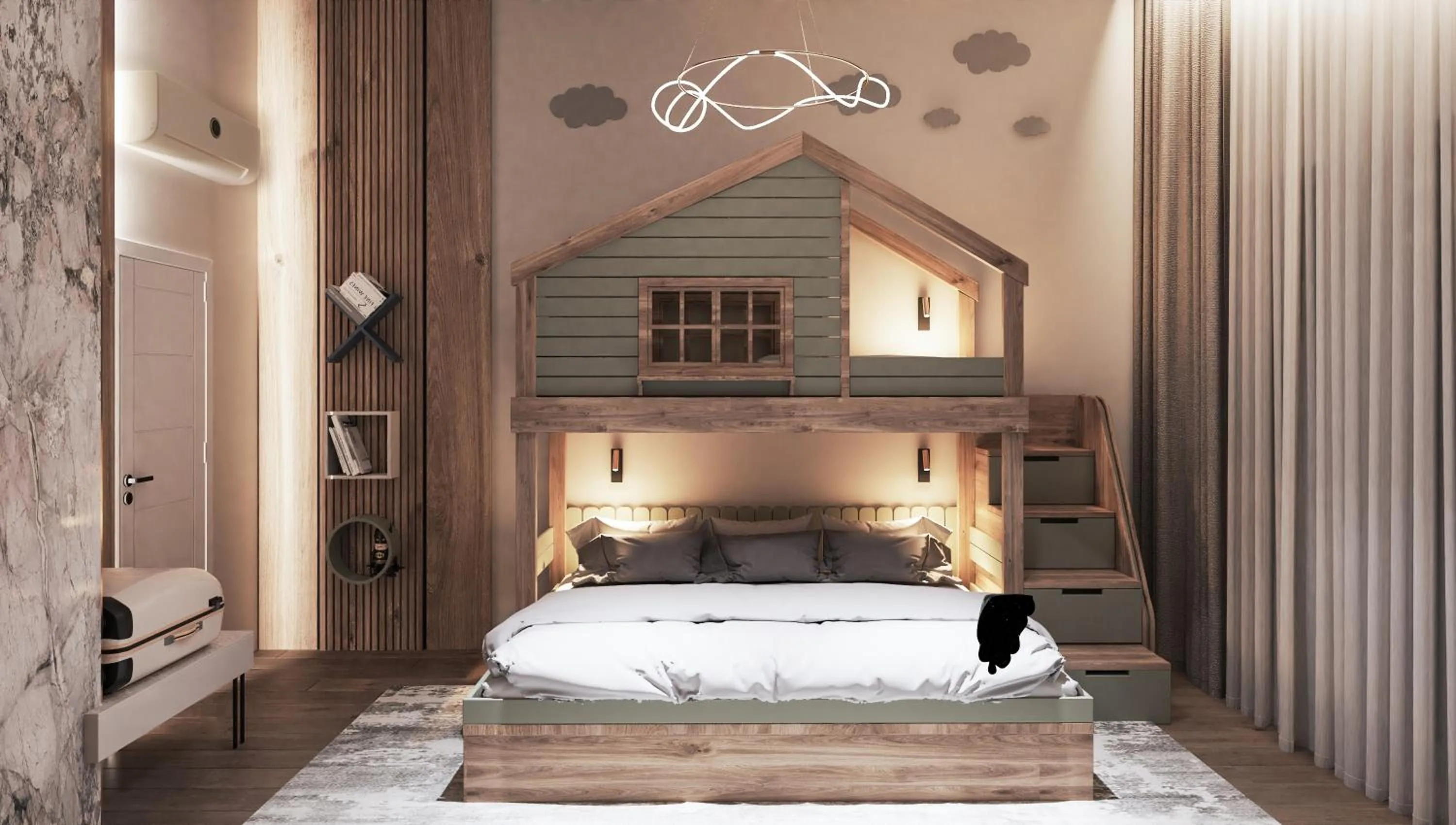 Bed in Park & Spa Hotel Markovo