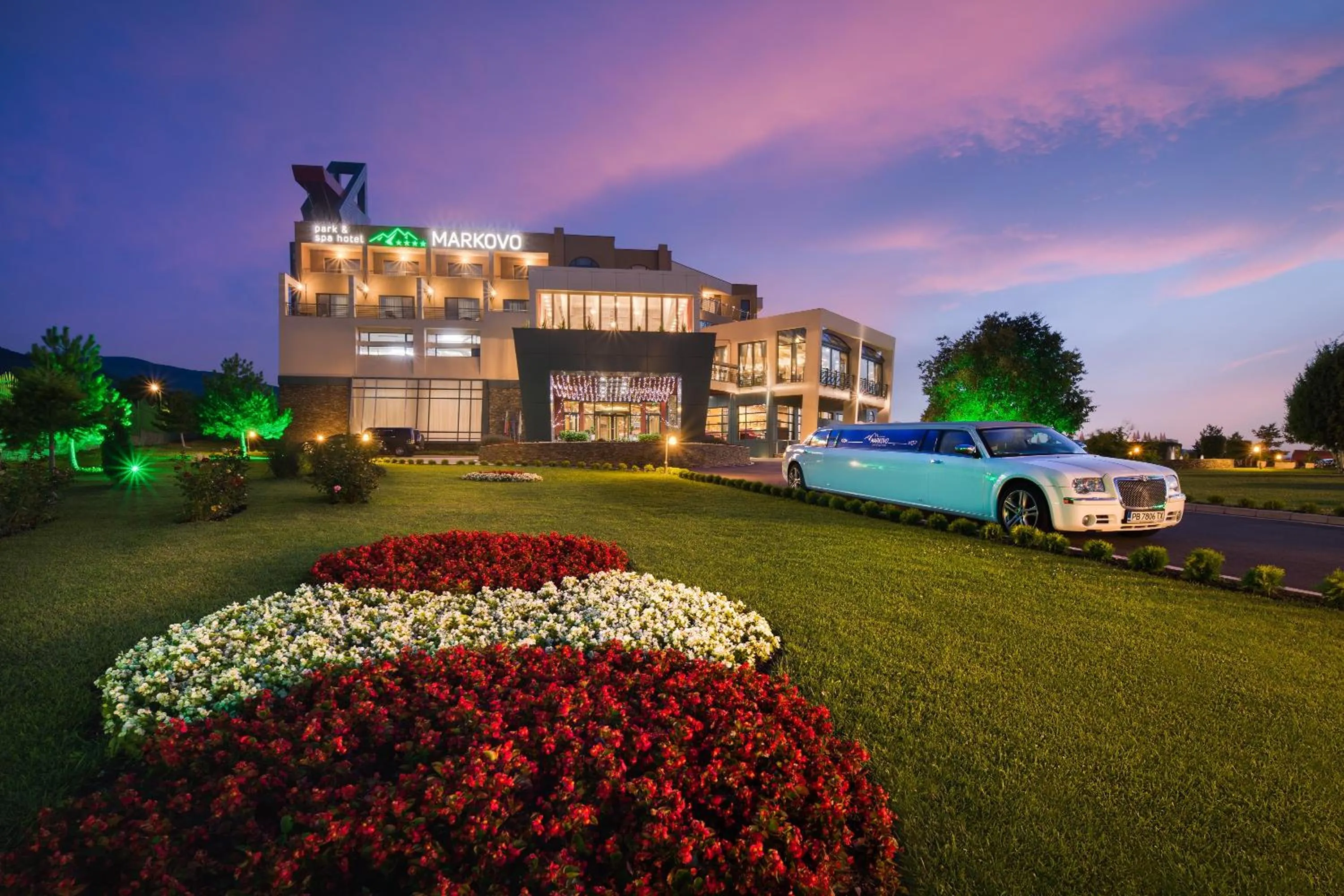 Property building in Park & Spa Hotel Markovo