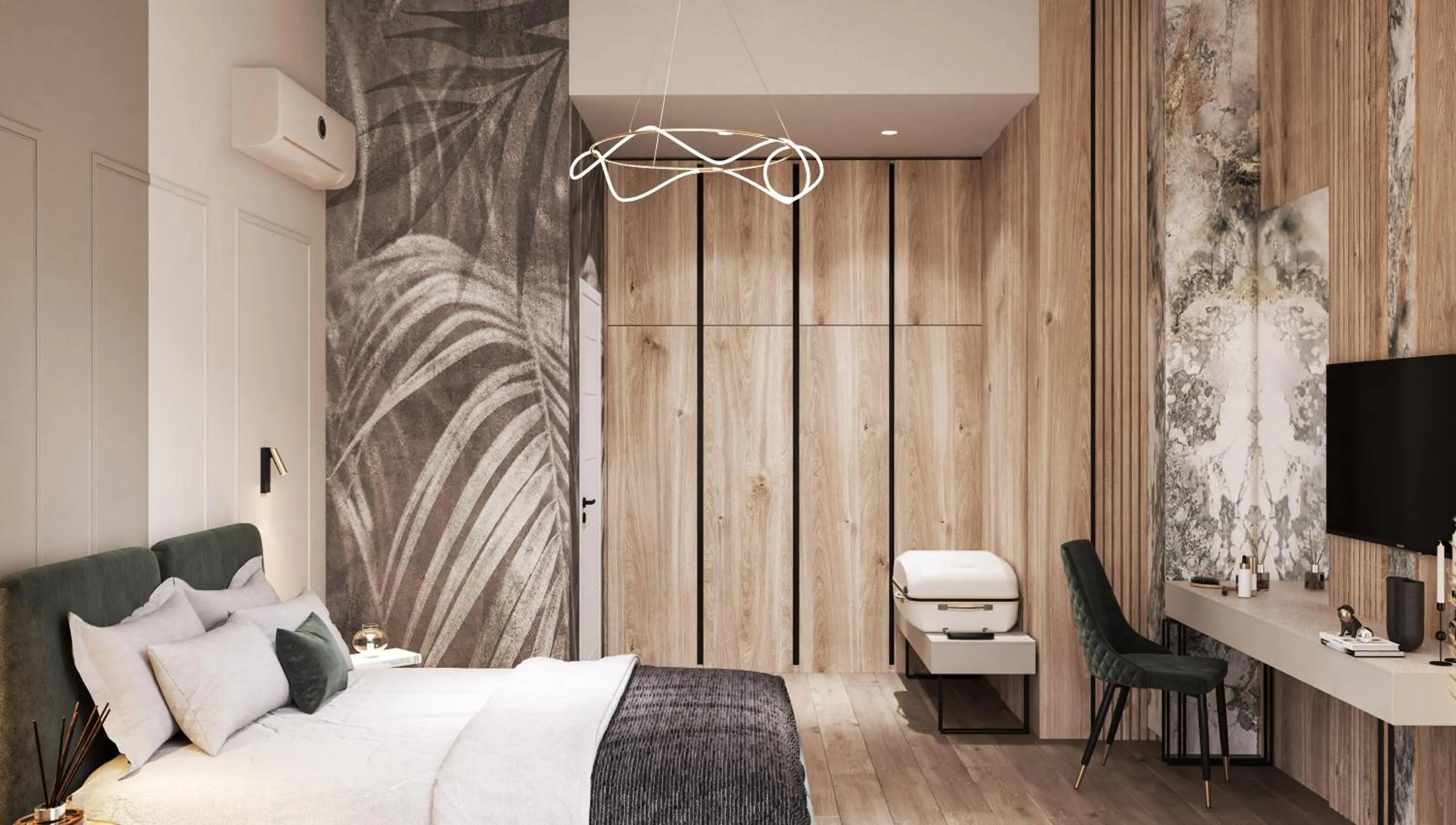 Bed in Park & Spa Hotel Markovo