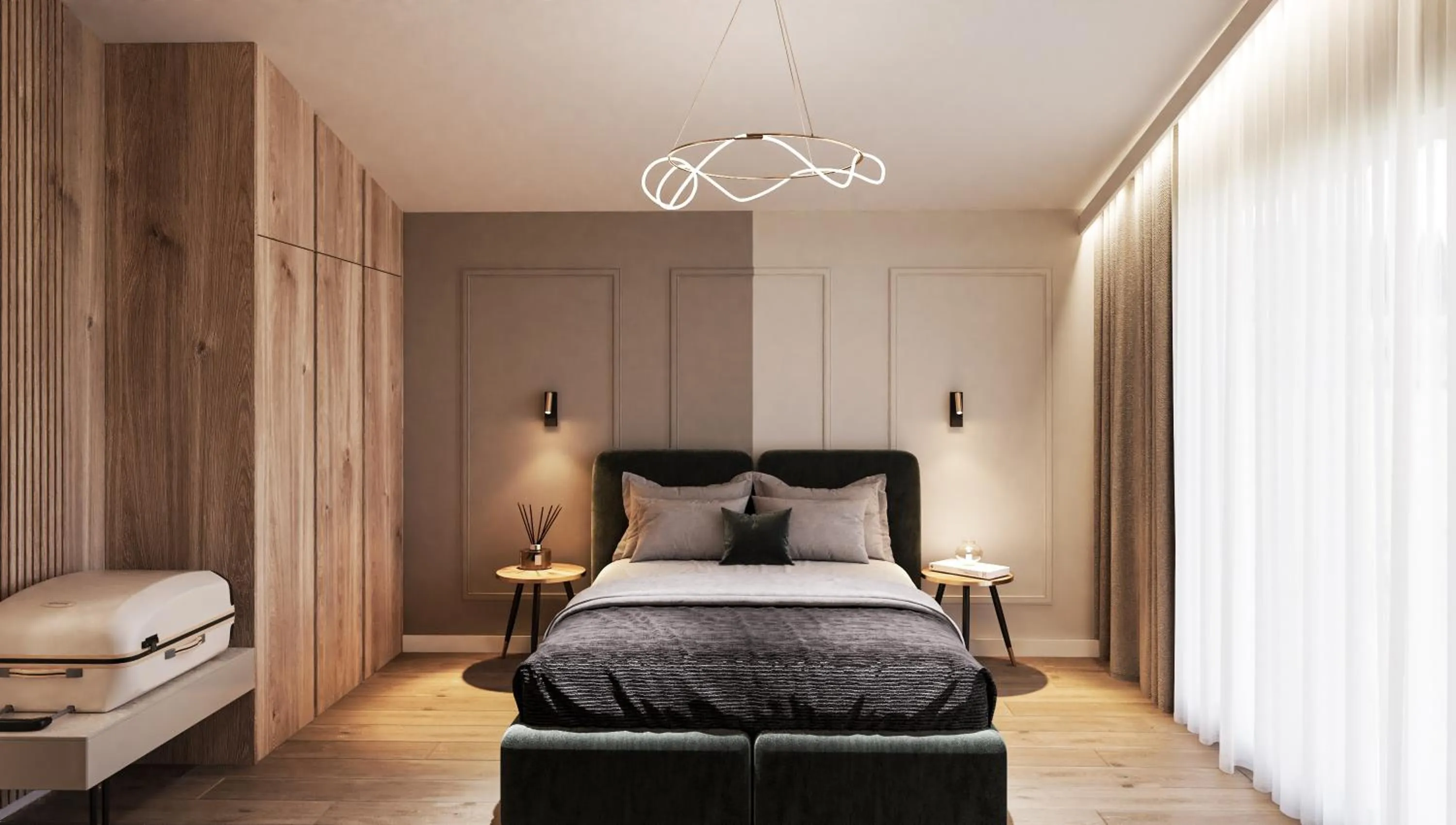 Bed in Park & Spa Hotel Markovo