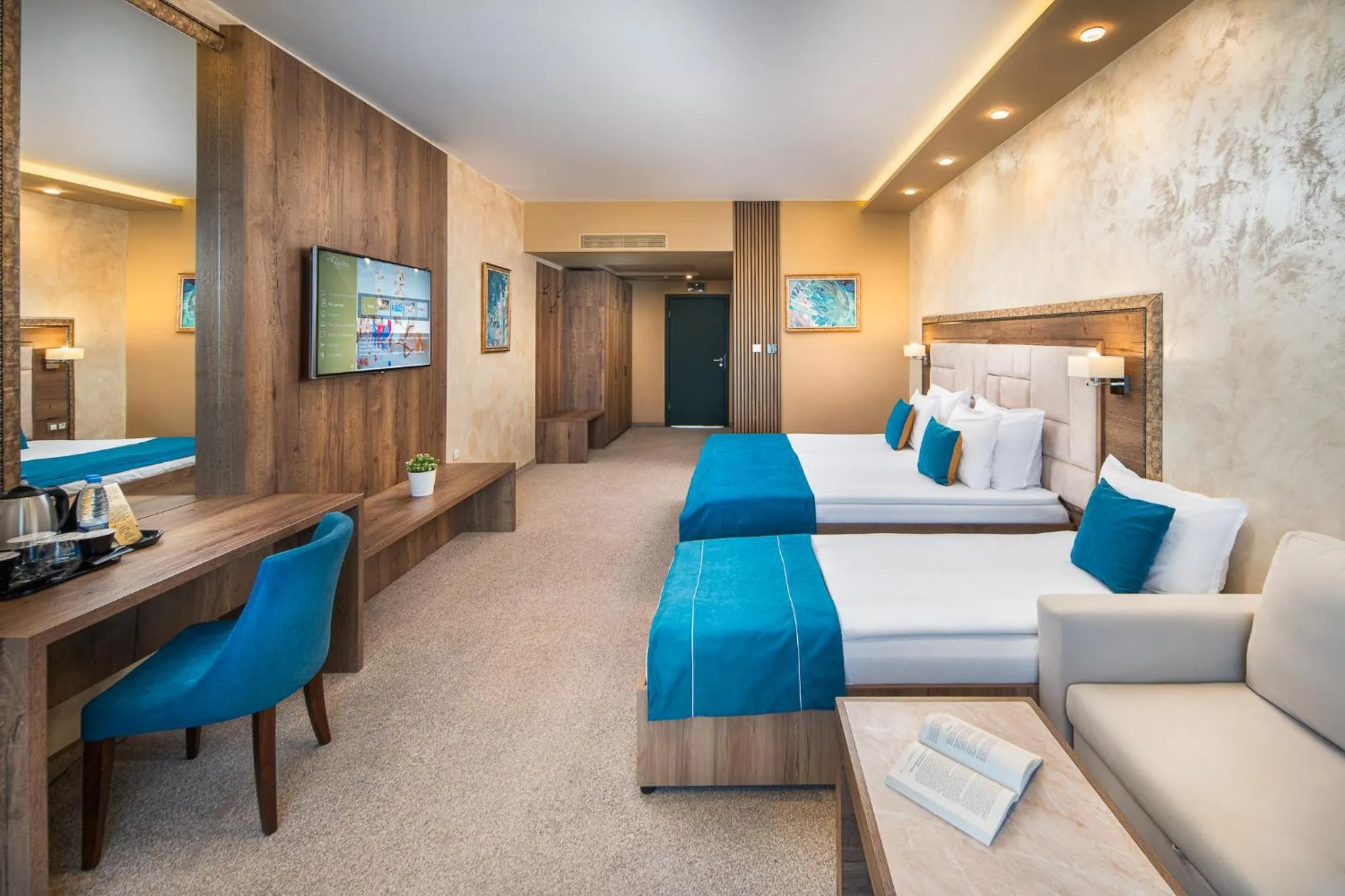 Bed in Park & Spa Hotel Markovo