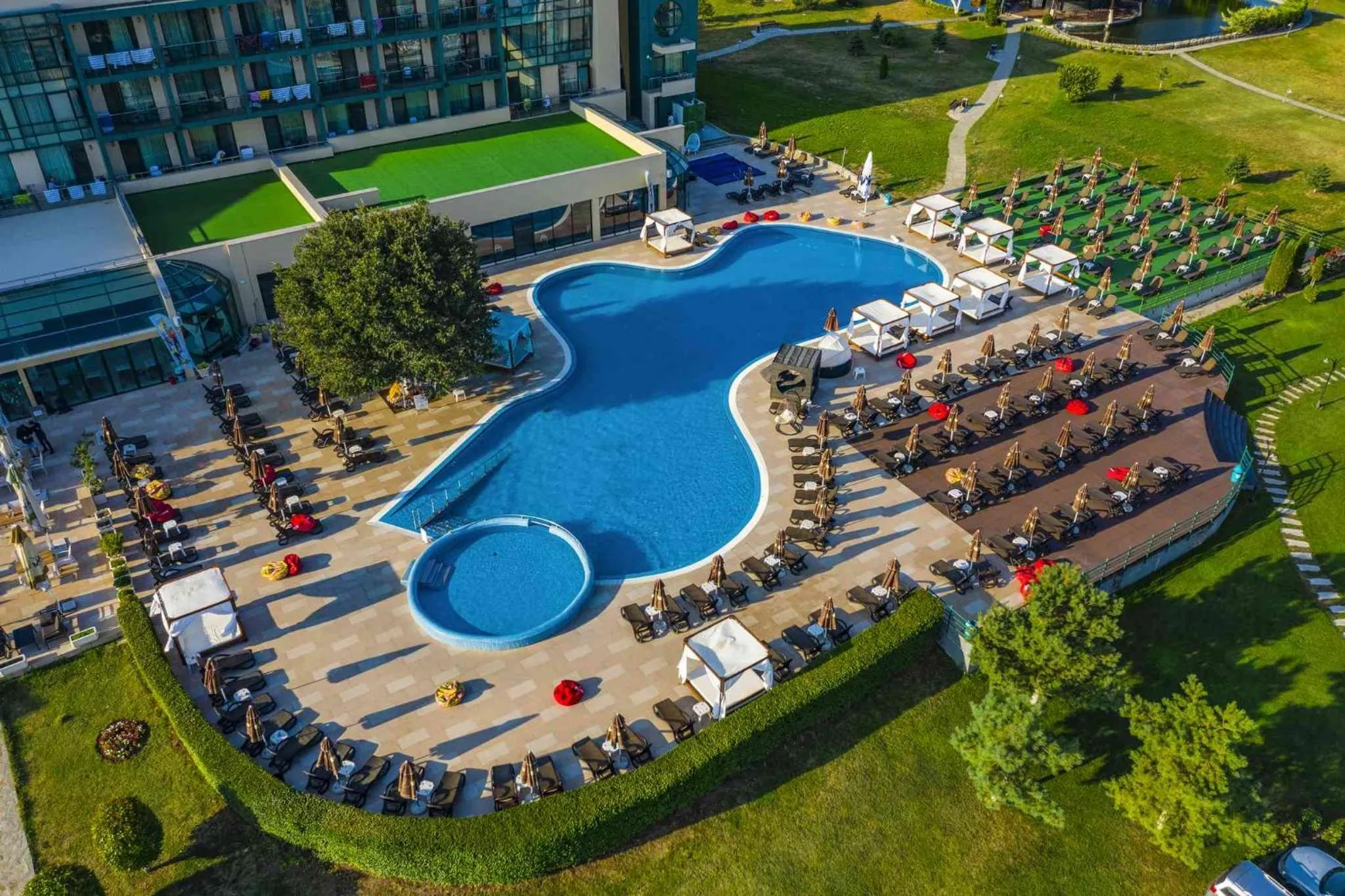 Swimming pool in Park & Spa Hotel Markovo