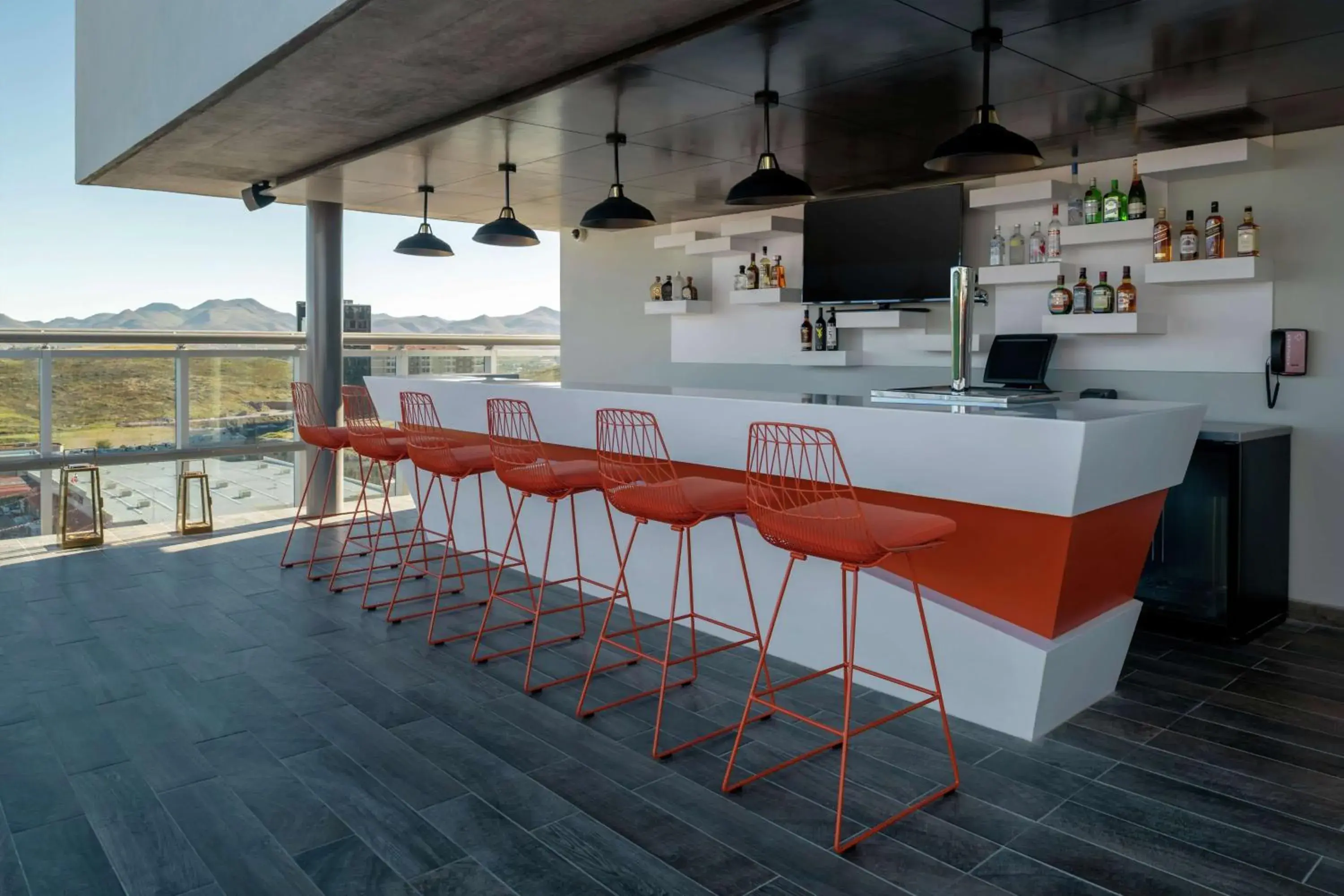 Pool view in Hilton Garden Inn Chihuahua Pool view in Hilton Garden Inn Chihuahua