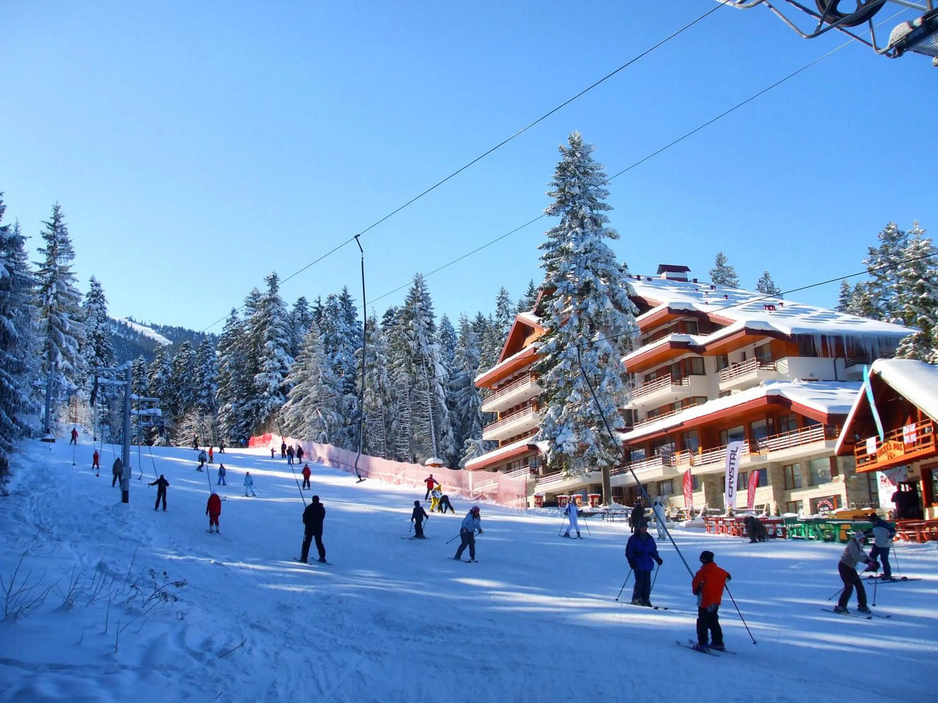Skiing in Musala Hotel